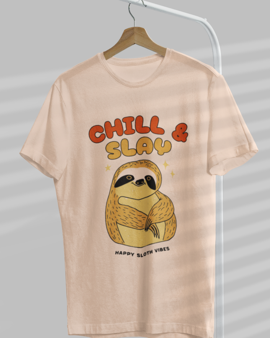 Sloth Vibes Unisex Regular T-Shirt