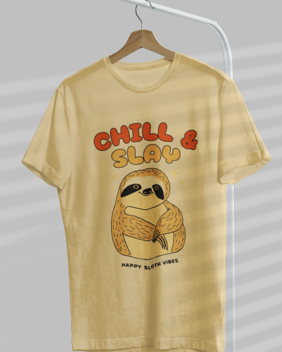 Sloth Vibes Unisex Regular T-Shirt