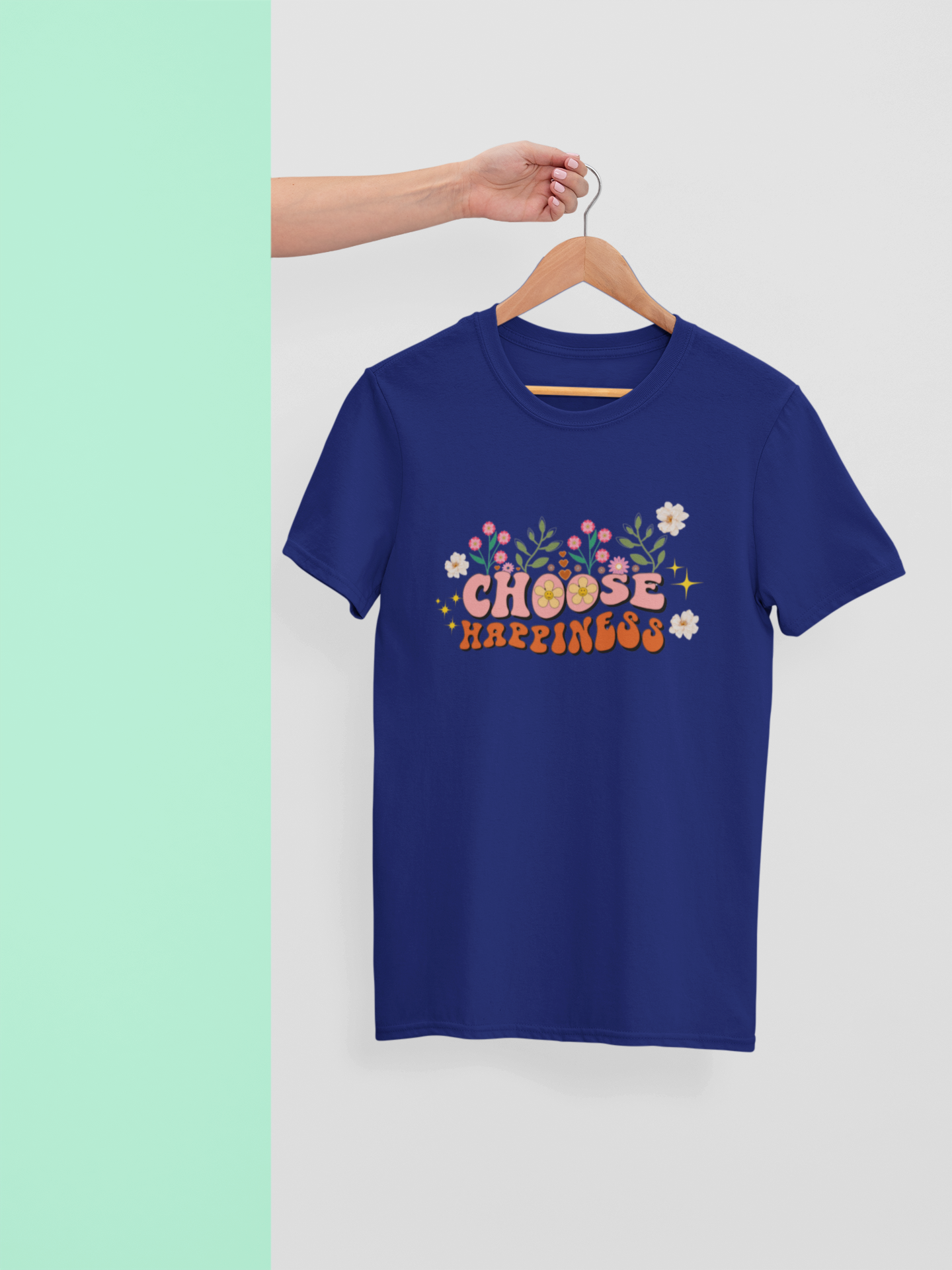 CHOOSE HAPPINESS Women regular fit tshirt