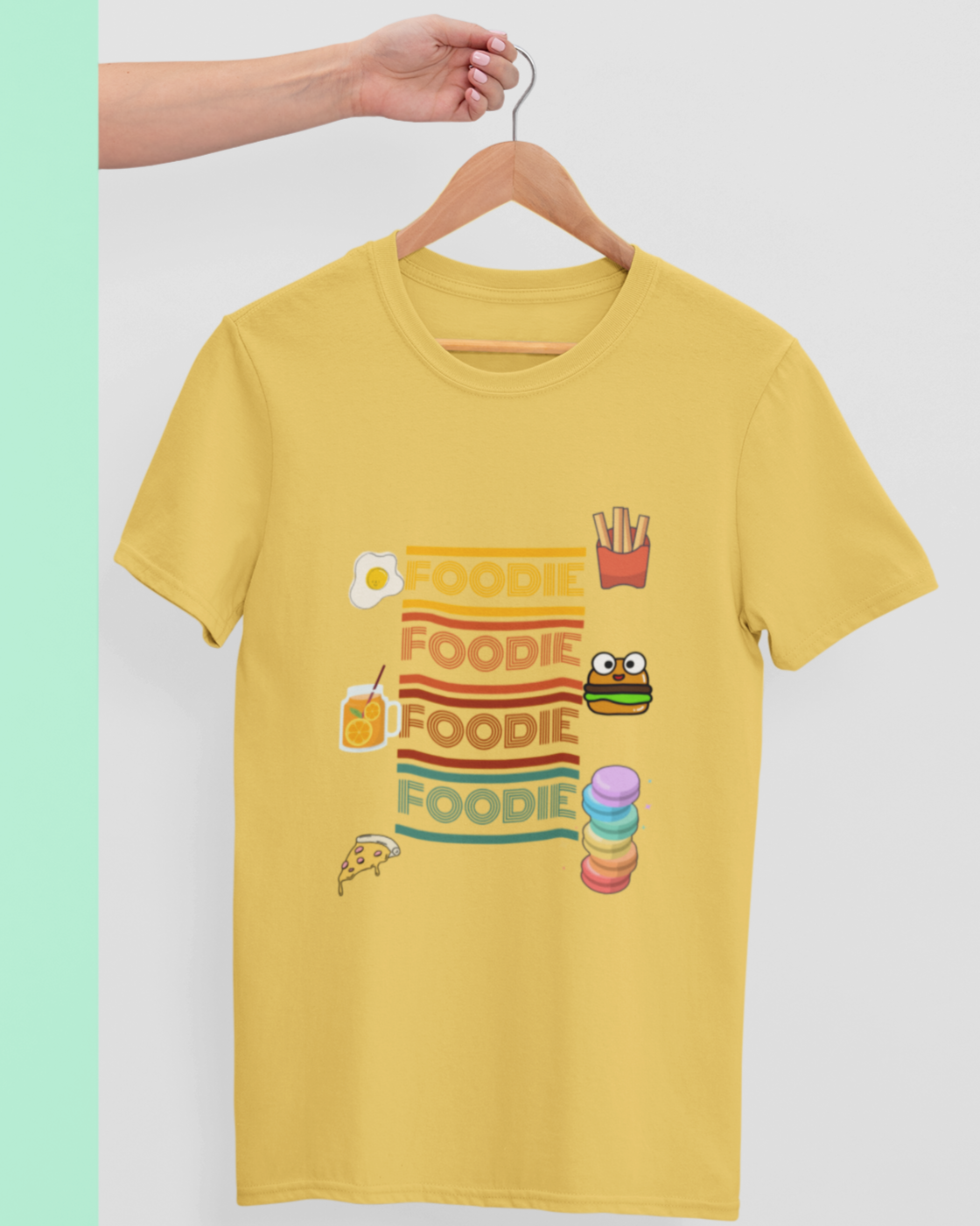 FOODIE Women regular fit tshirt