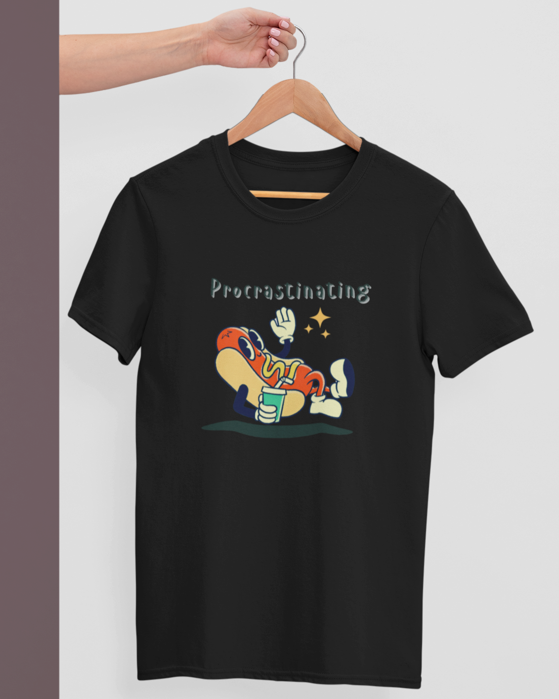 PROCRASTINATING Women regular fit tshirt
