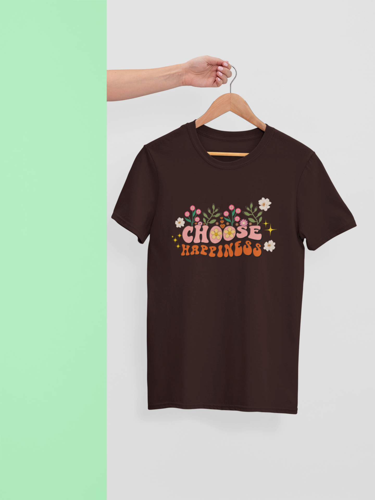 CHOOSE HAPPINESS Women regular fit tshirt