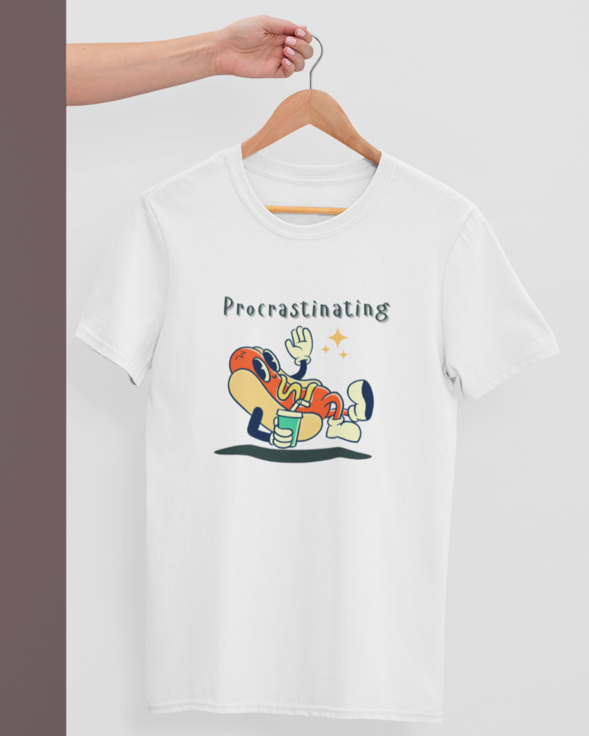 PROCRASTINATING Women regular fit tshirt