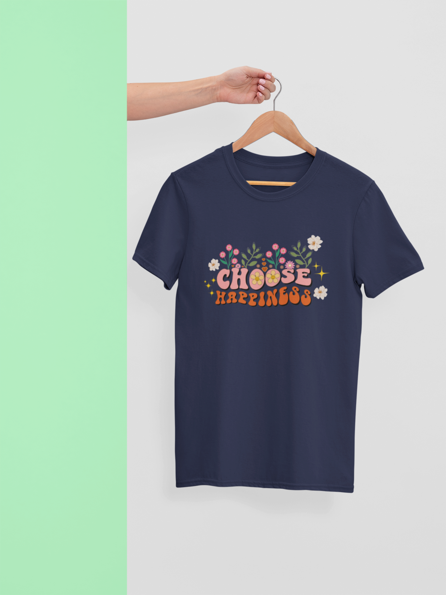 CHOOSE HAPPINESS Women regular fit tshirt