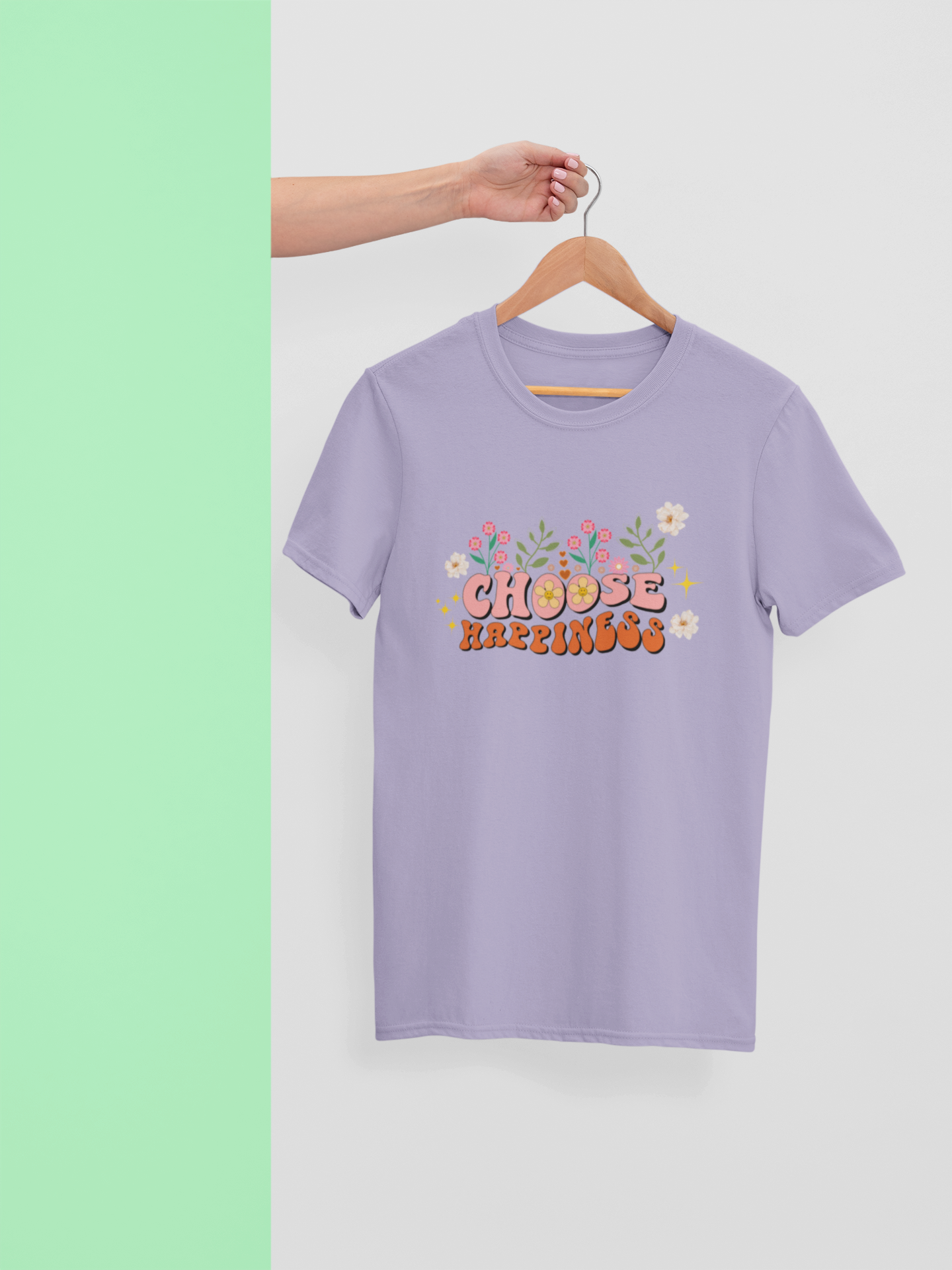 CHOOSE HAPPINESS Women regular fit tshirt