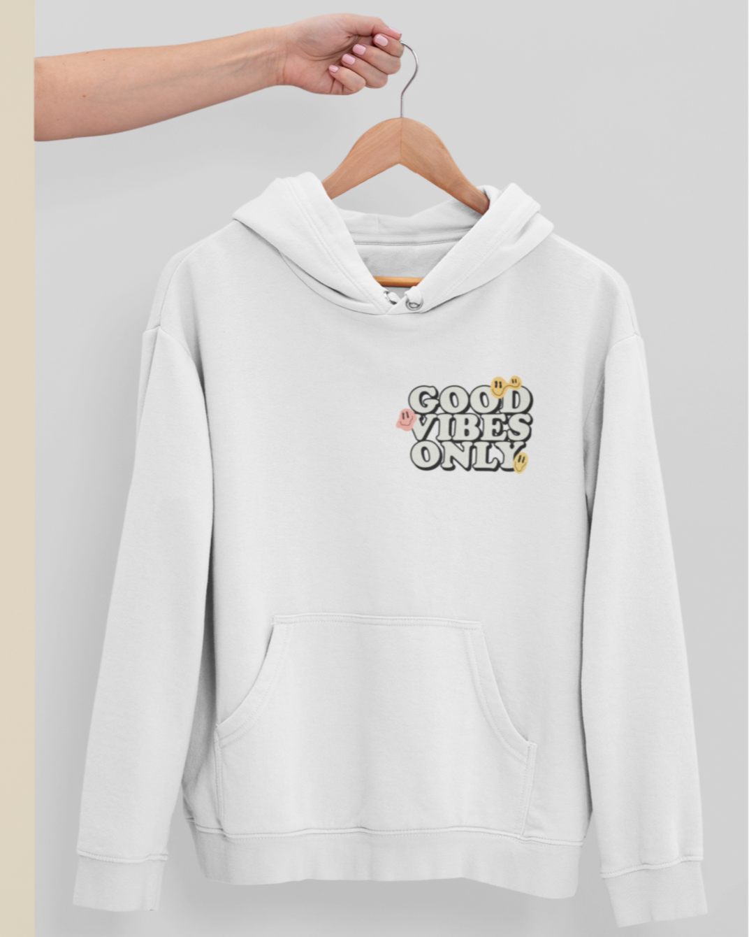 GOOD VIBES Unisex Hooded Sweatshirt