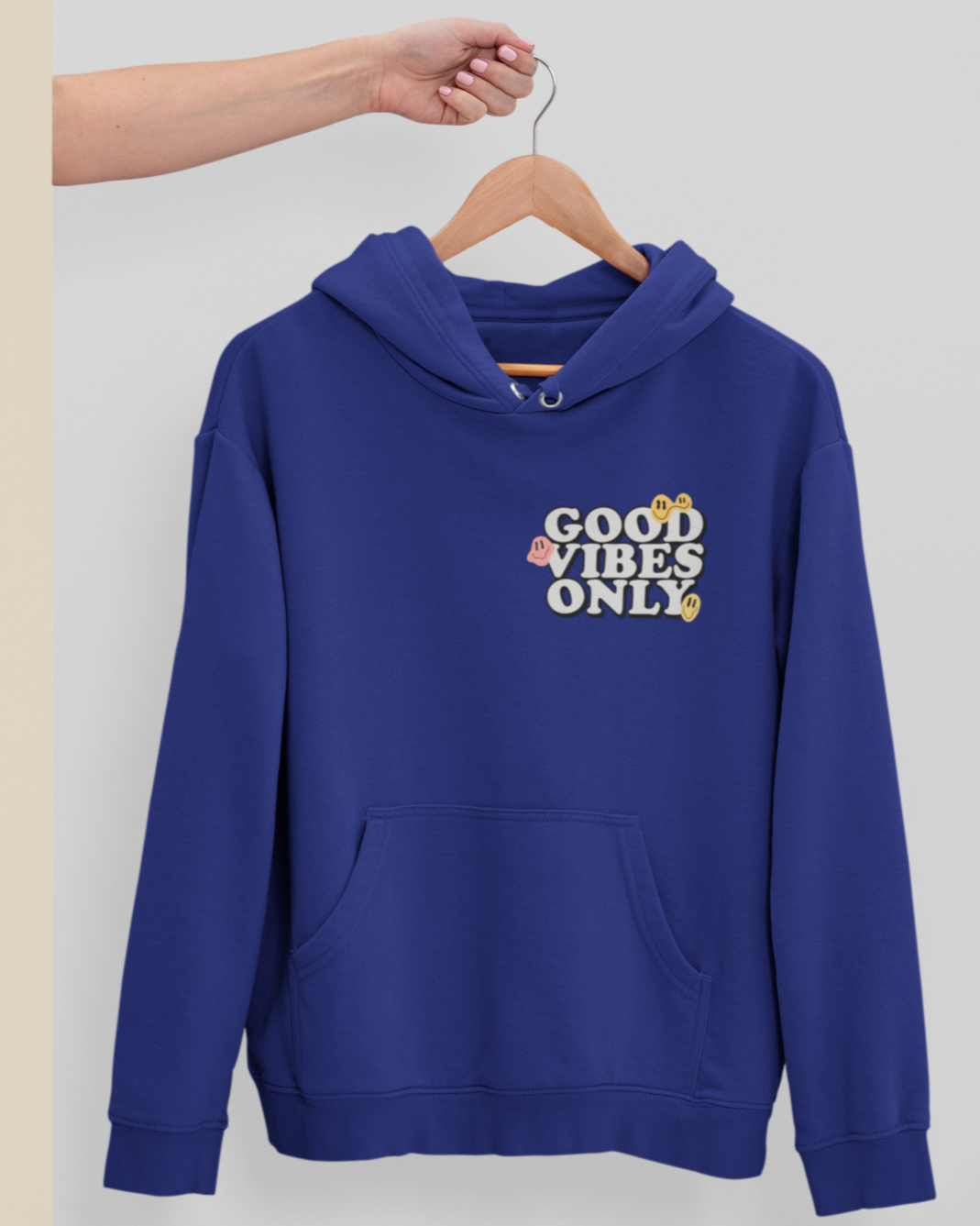 GOOD VIBES Unisex Hooded Sweatshirt
