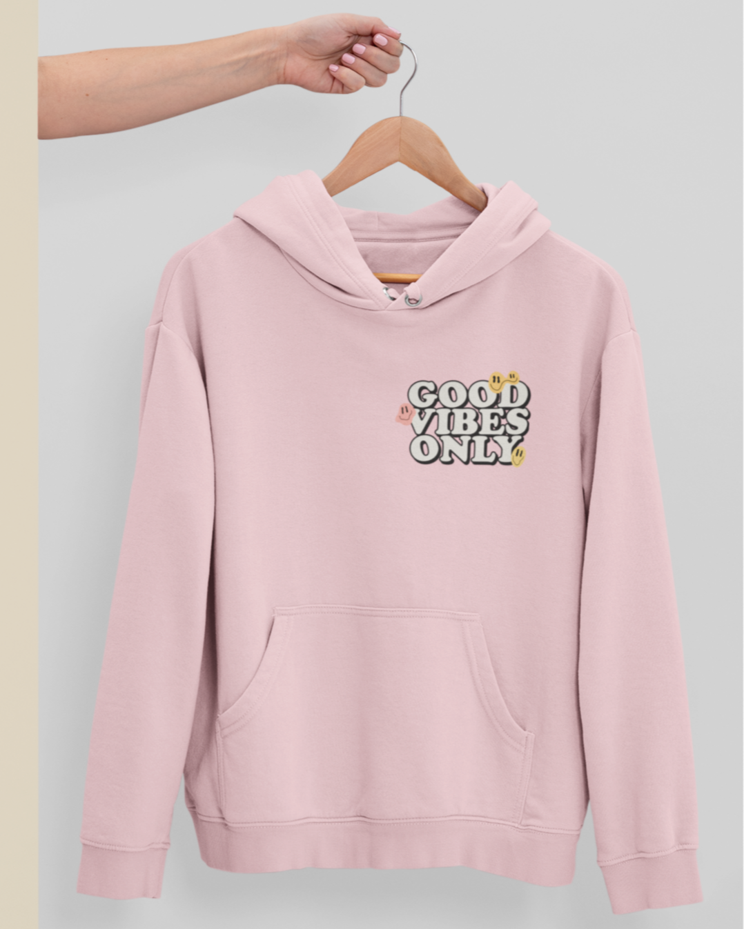 GOOD VIBES Unisex Hooded Sweatshirt