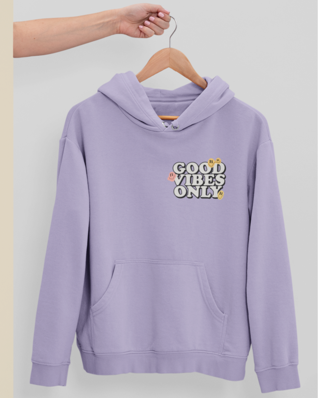 GOOD VIBES Unisex Hooded Sweatshirt