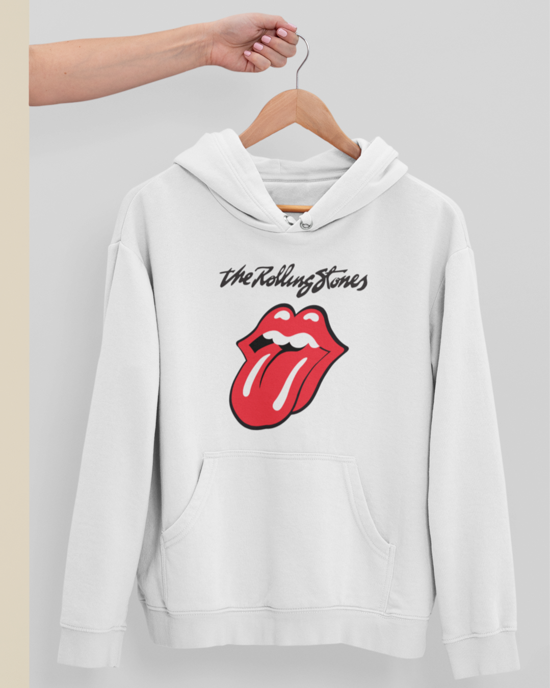 ROLLING STONES Unisex Hooded Sweatshirt