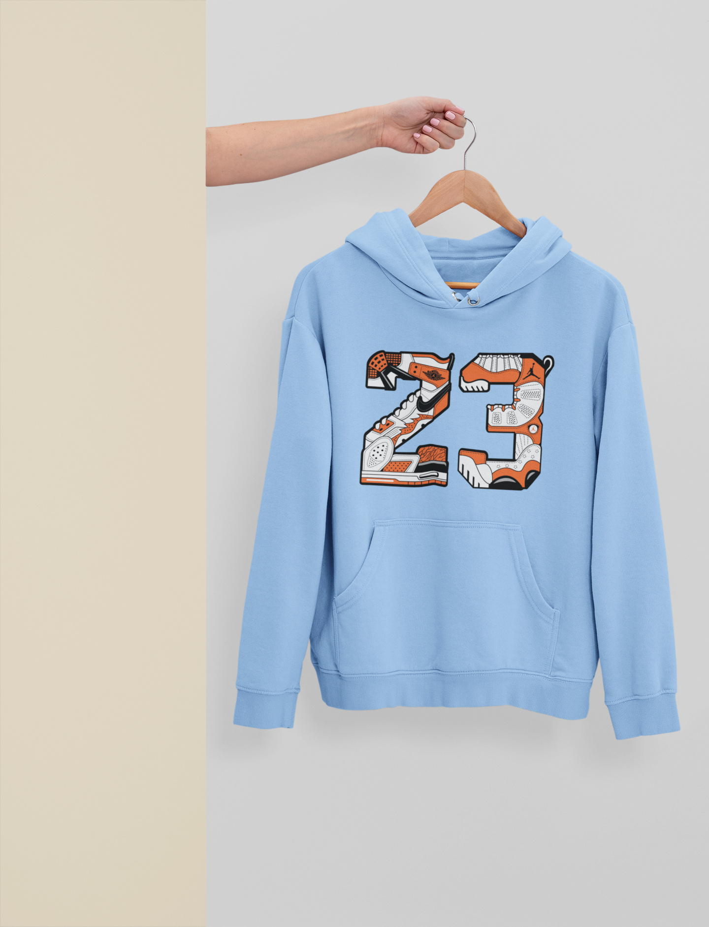 NO. 23 UNISEX HOODED SWEATSHIRT