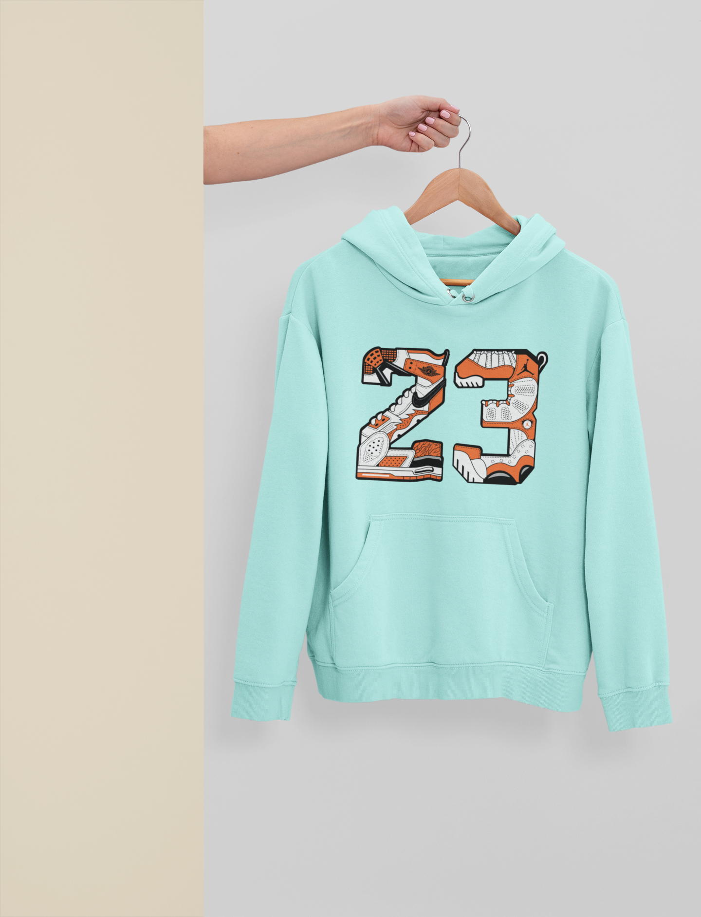 NO. 23 UNISEX HOODED SWEATSHIRT