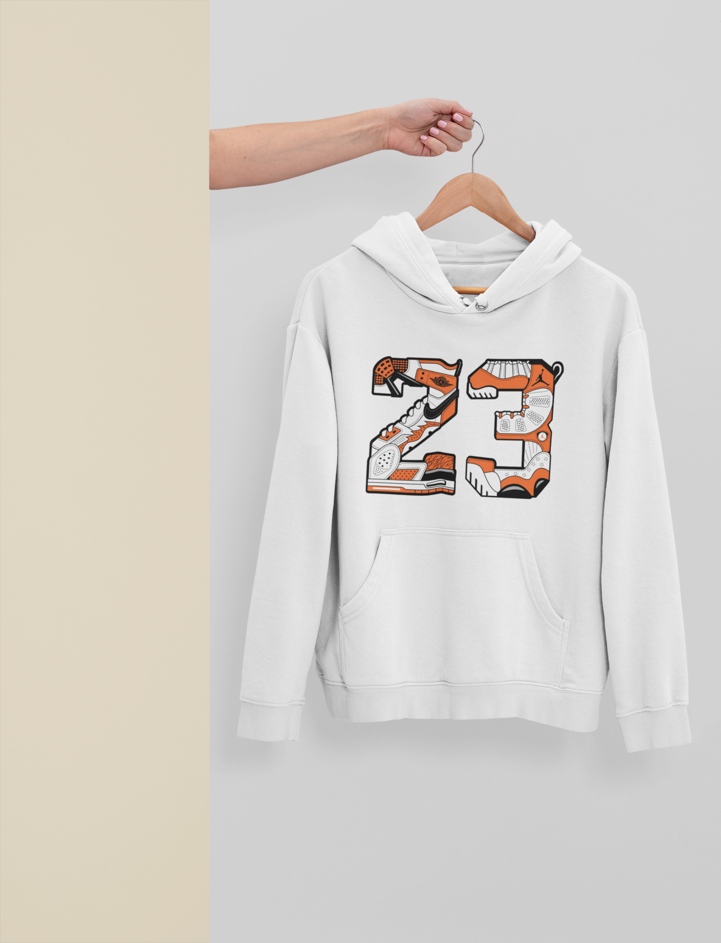 NO. 23 UNISEX HOODED SWEATSHIRT