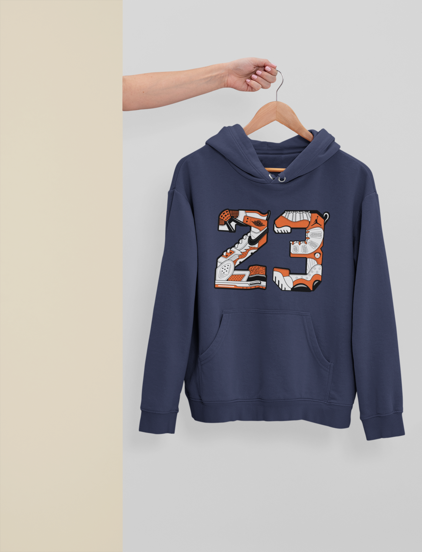 NO. 23 UNISEX HOODED SWEATSHIRT
