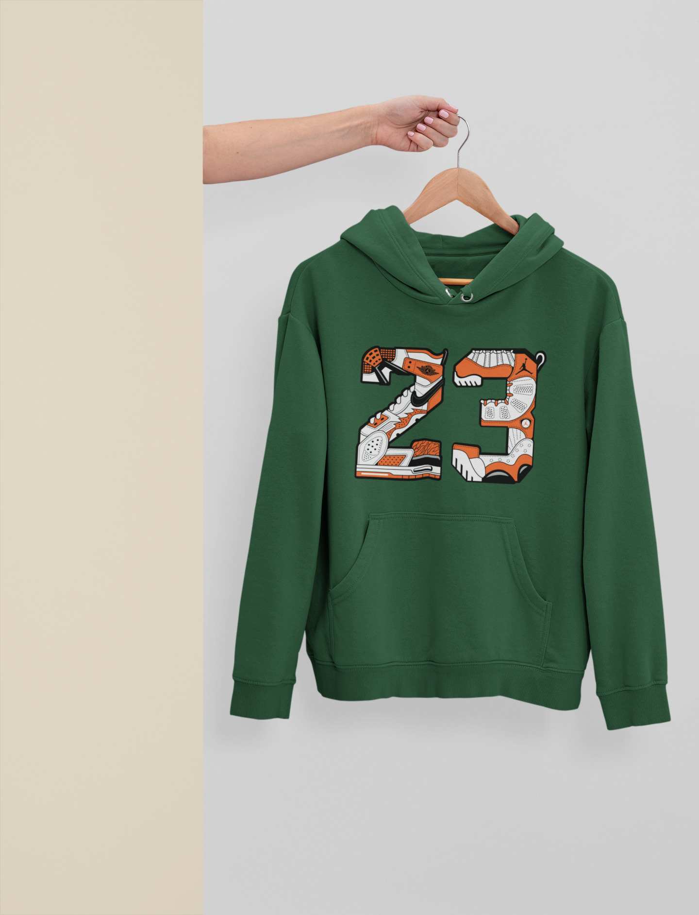 NO. 23 UNISEX HOODED SWEATSHIRT
