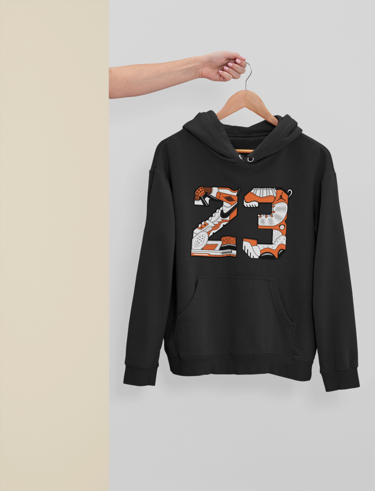 NO. 23 UNISEX HOODED SWEATSHIRT