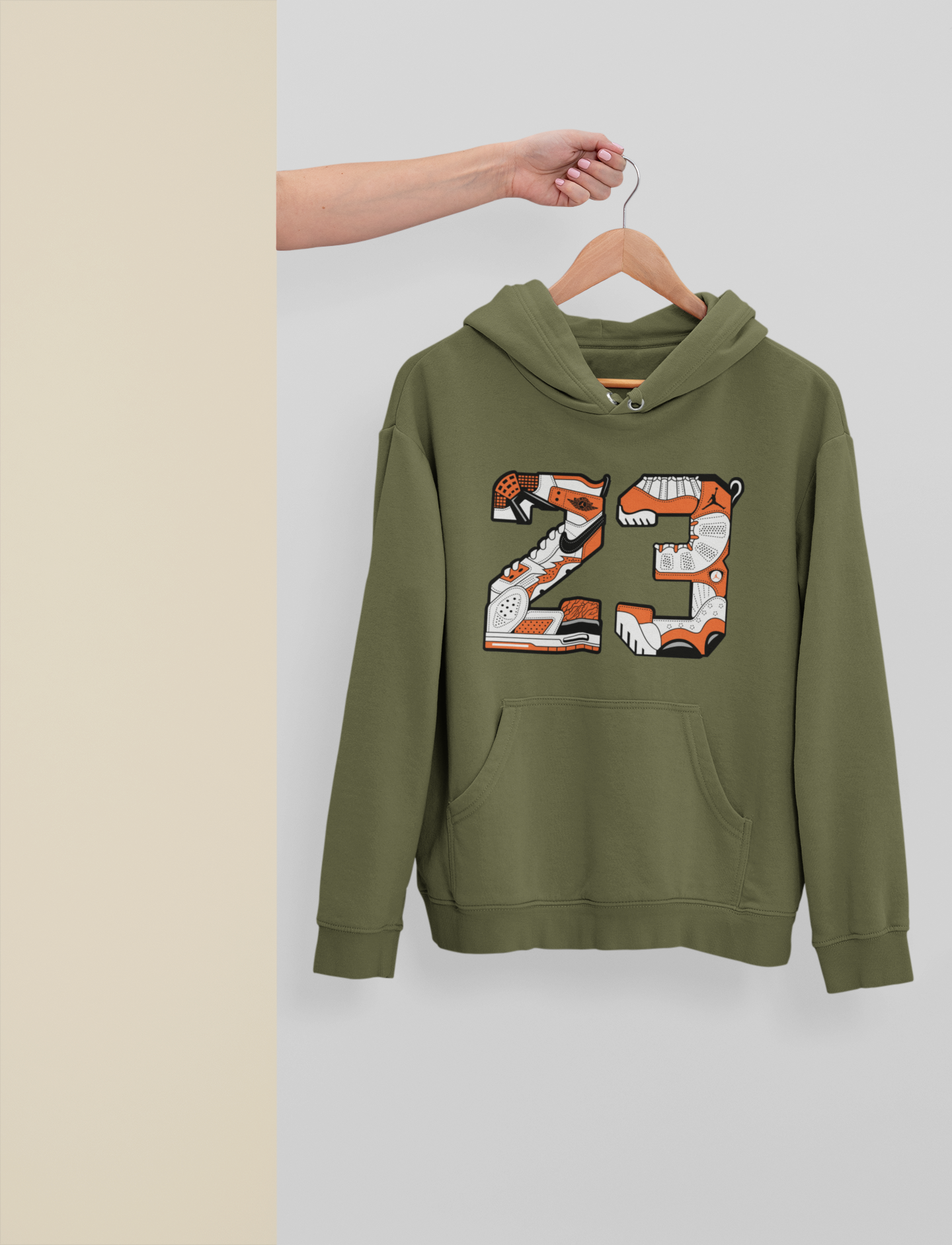 NO. 23 UNISEX HOODED SWEATSHIRT