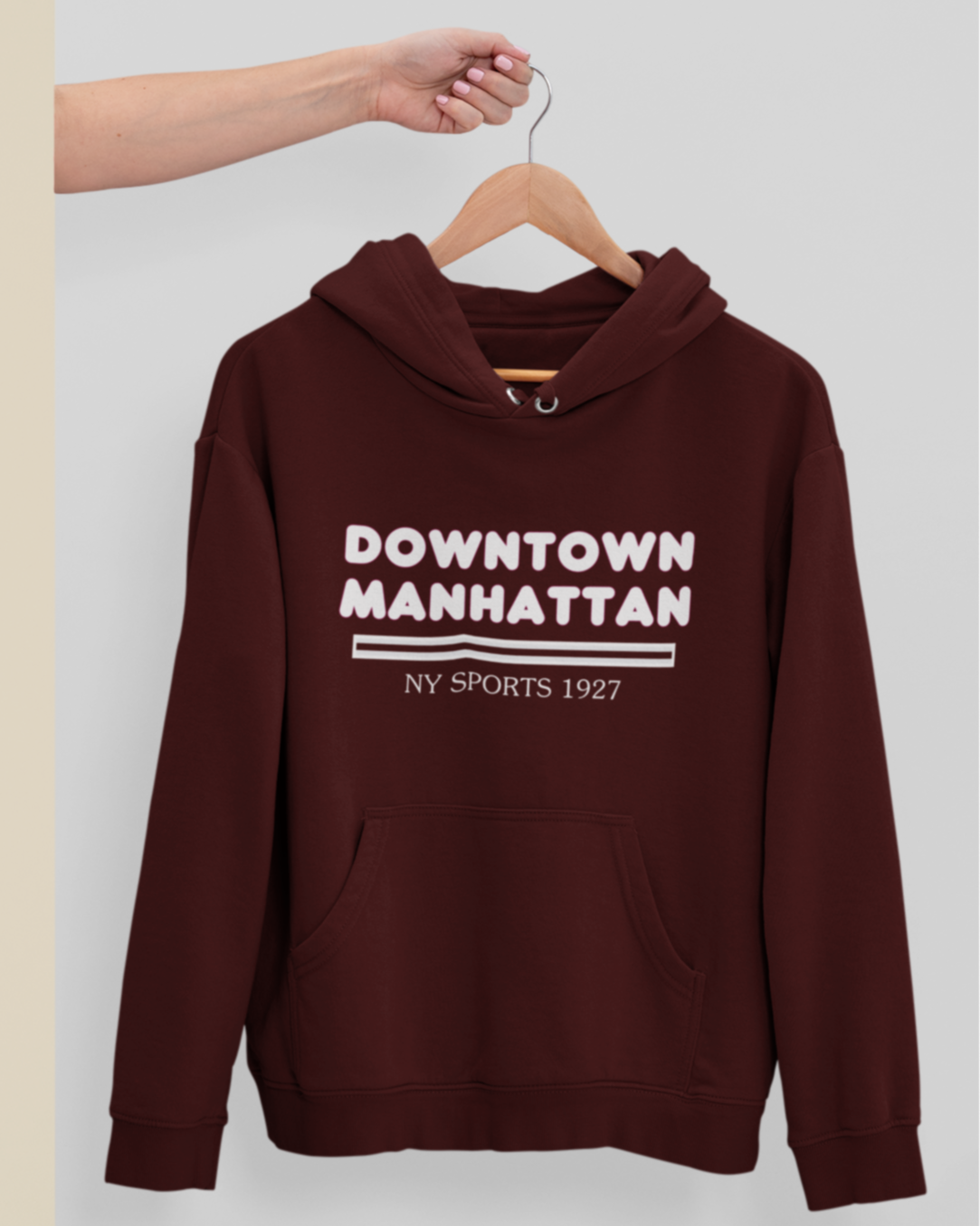Downtown Unisex Hooded Sweatshirt