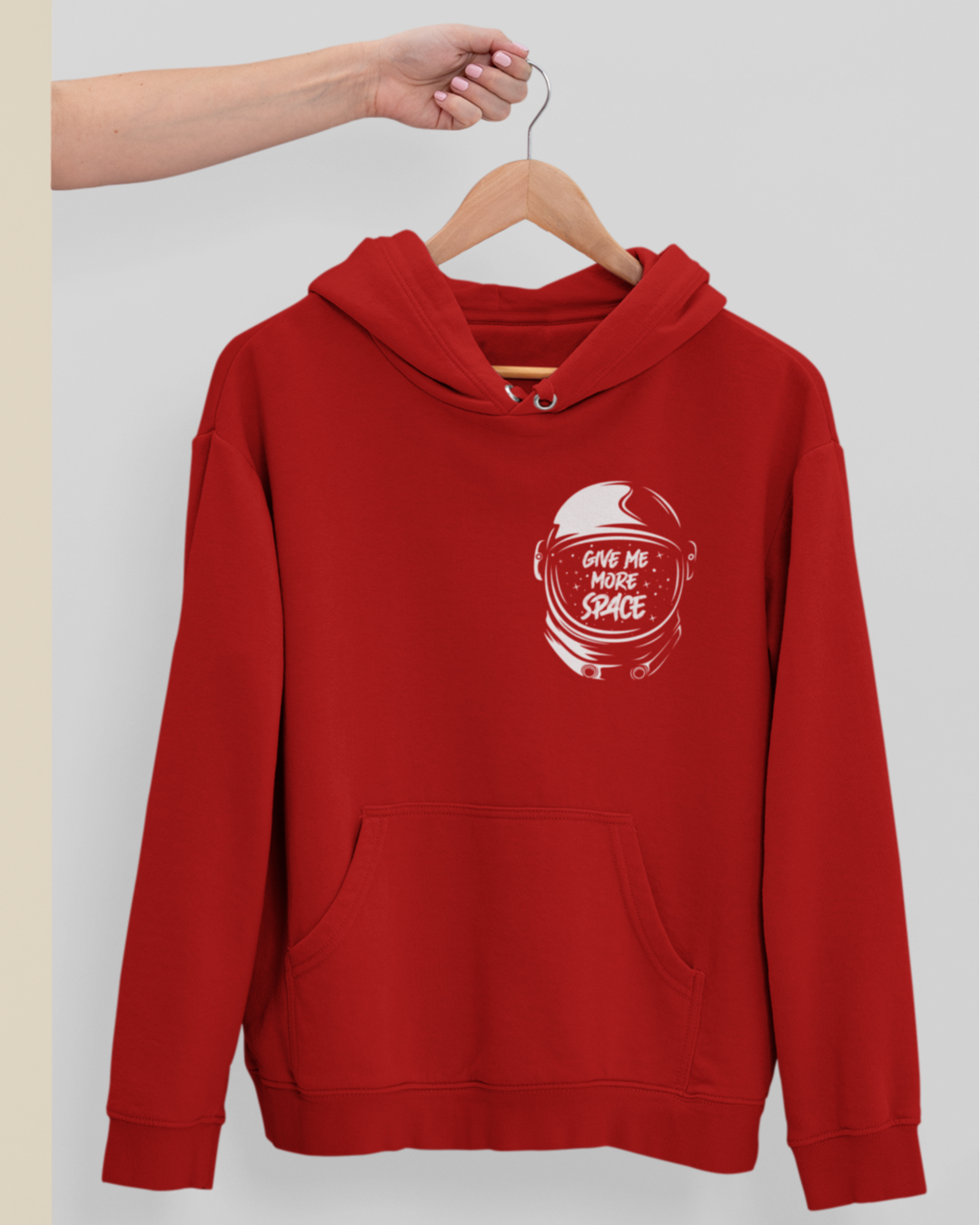 NEED SPACE Unisex Hooded Sweatshirt