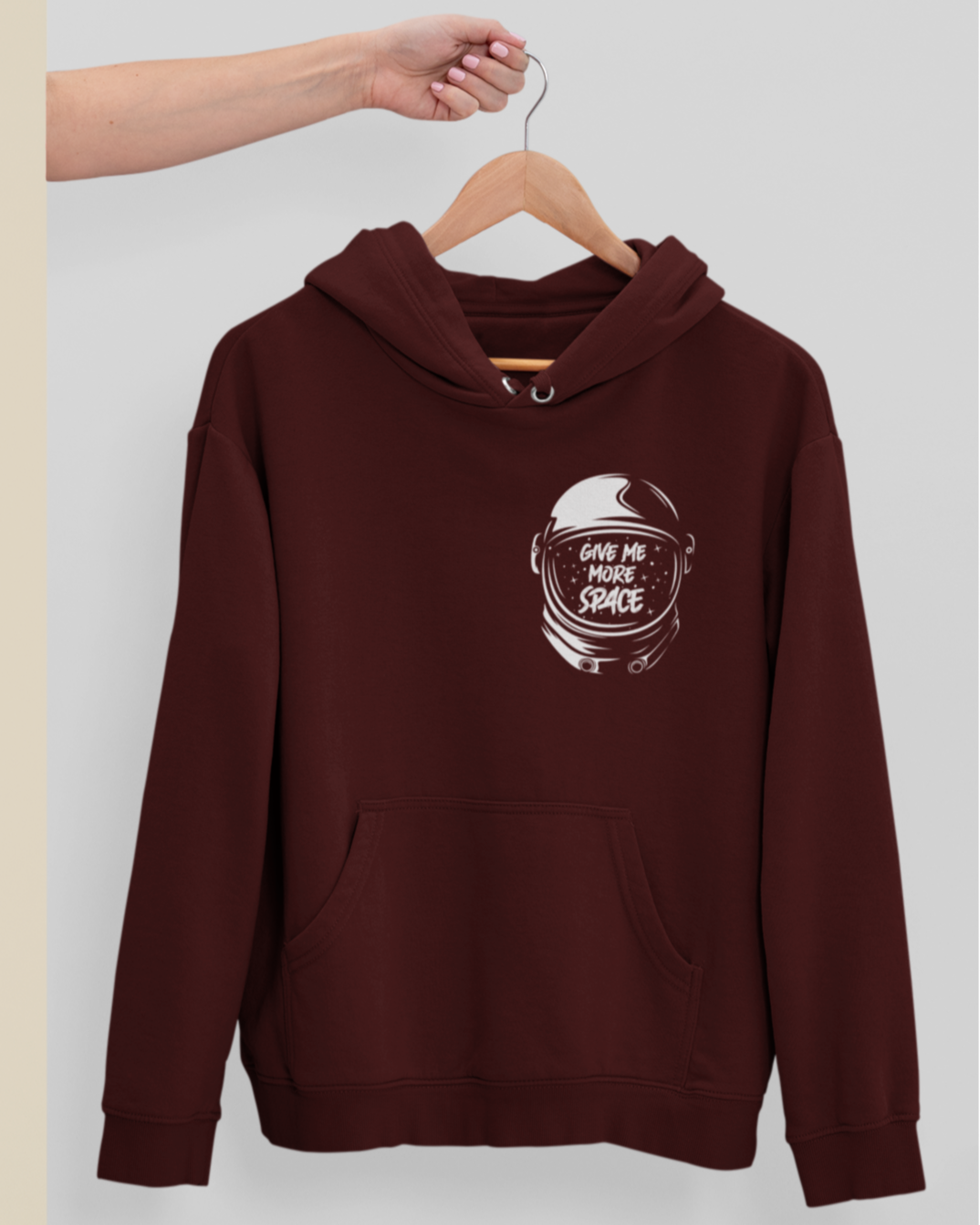 NEED SPACE Unisex Hooded Sweatshirt