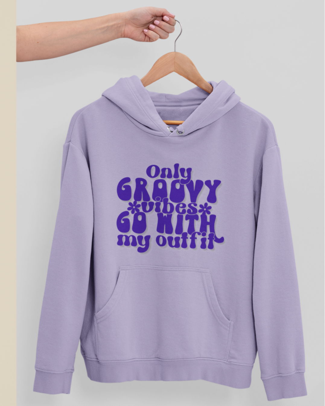 GROOVY VIBES Unisex Hooded Sweatshirt