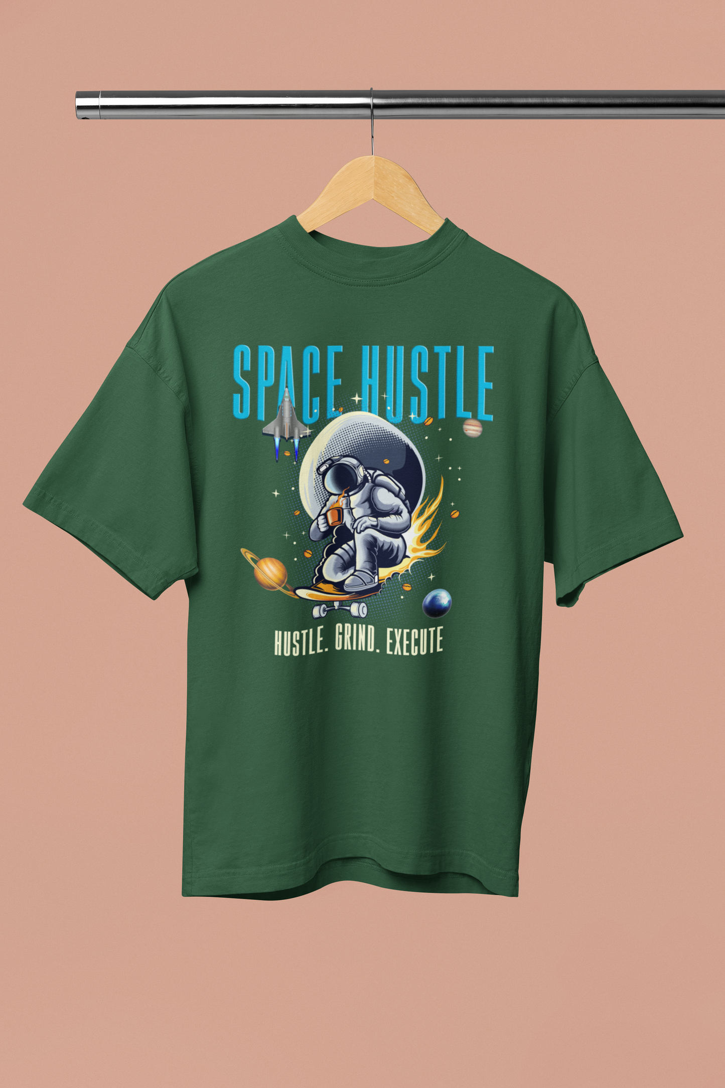 SPACE HUSTLE Oversized Unisex Classic T-Shirt