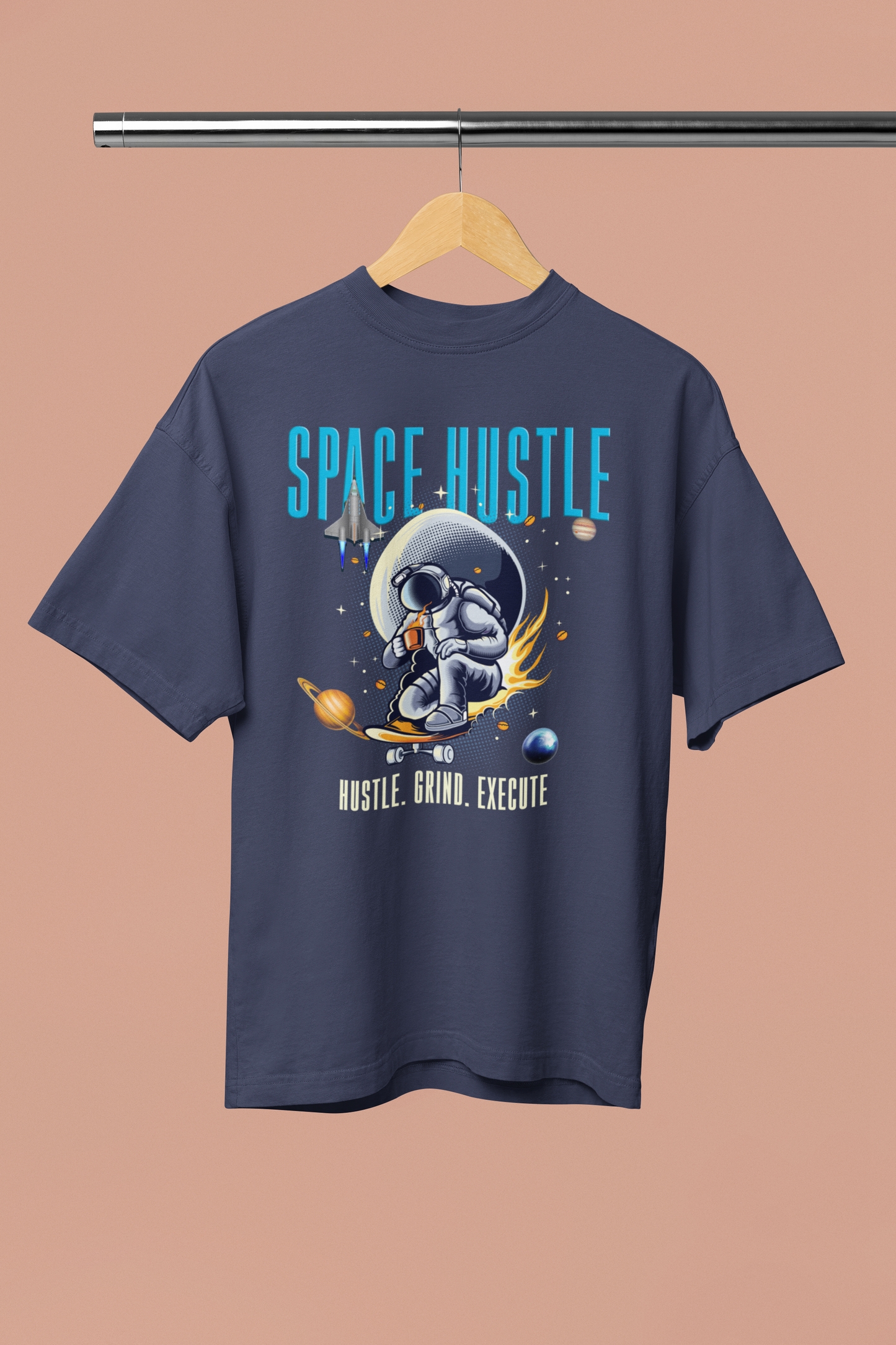 SPACE HUSTLE Oversized Unisex Classic T-Shirt