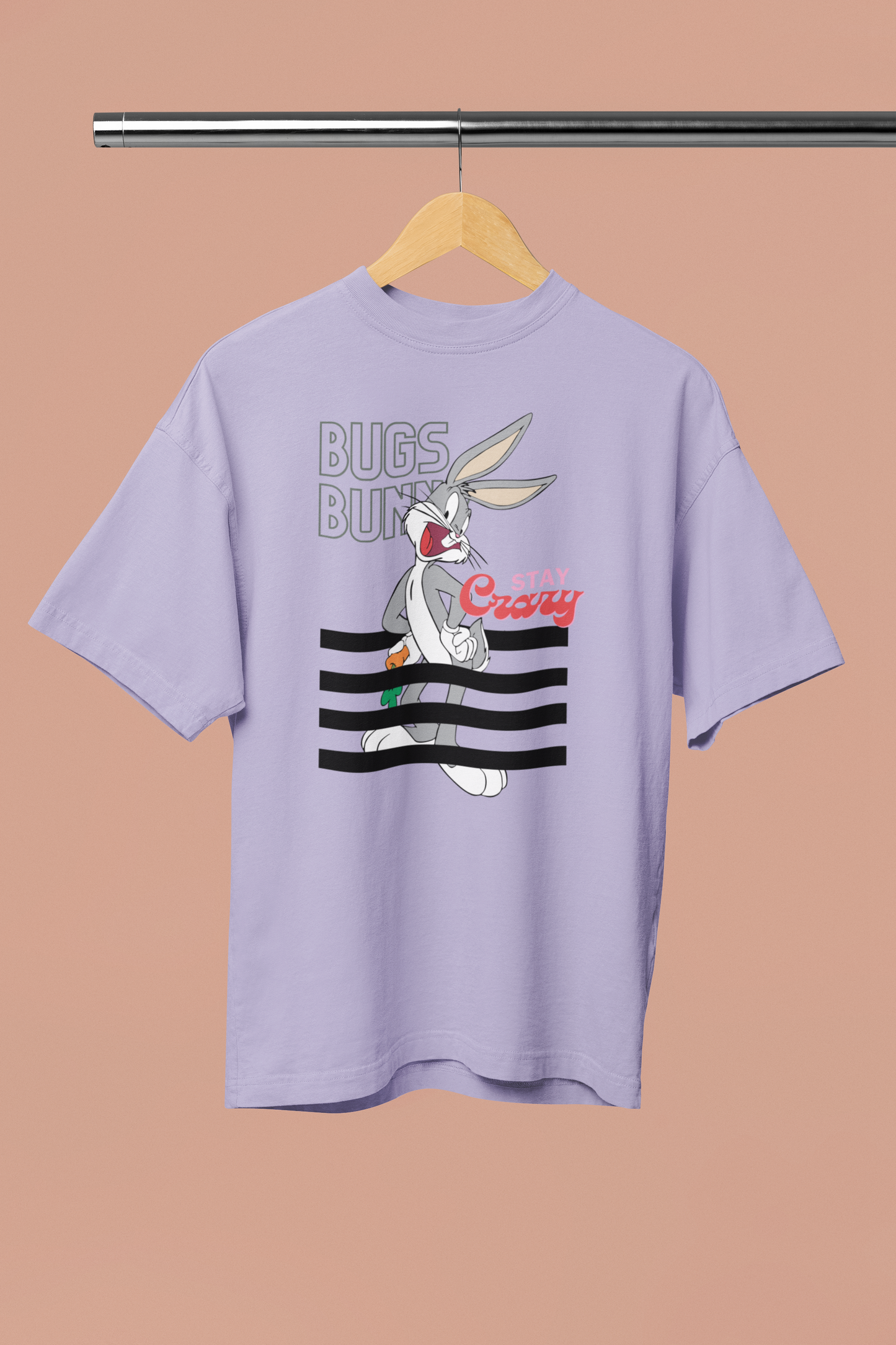 STAY CRAZY Oversized Unisex Classic T-Shirt