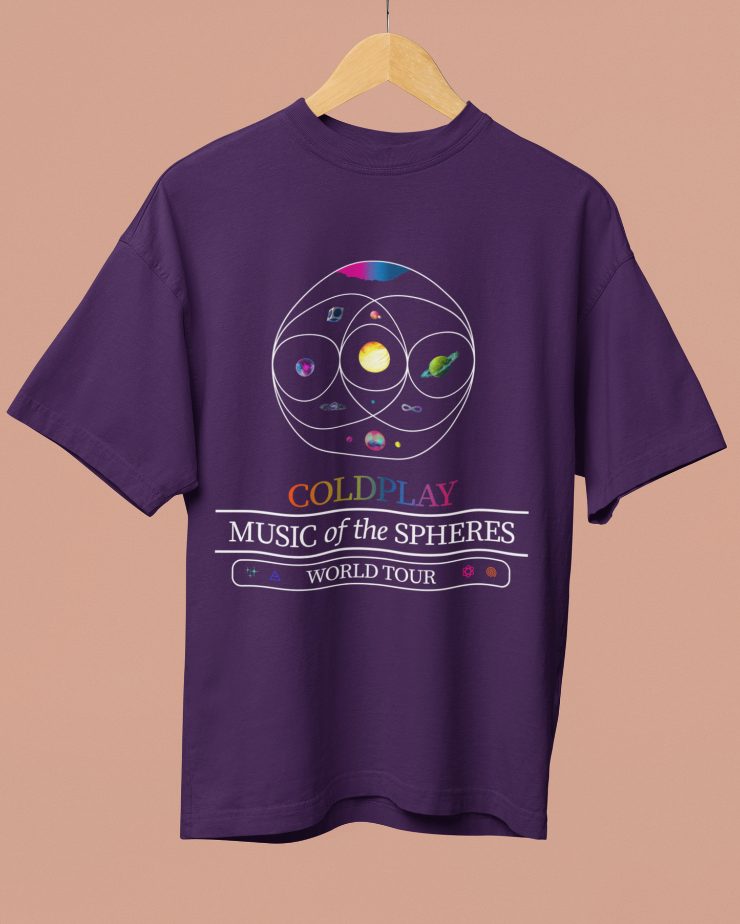 COLDPLAY World Tour Oversized T-Shirt