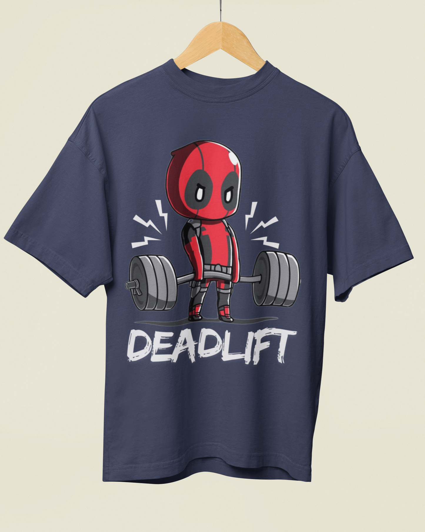 Chibi Deadlift Unisex Oversized T-Shirt