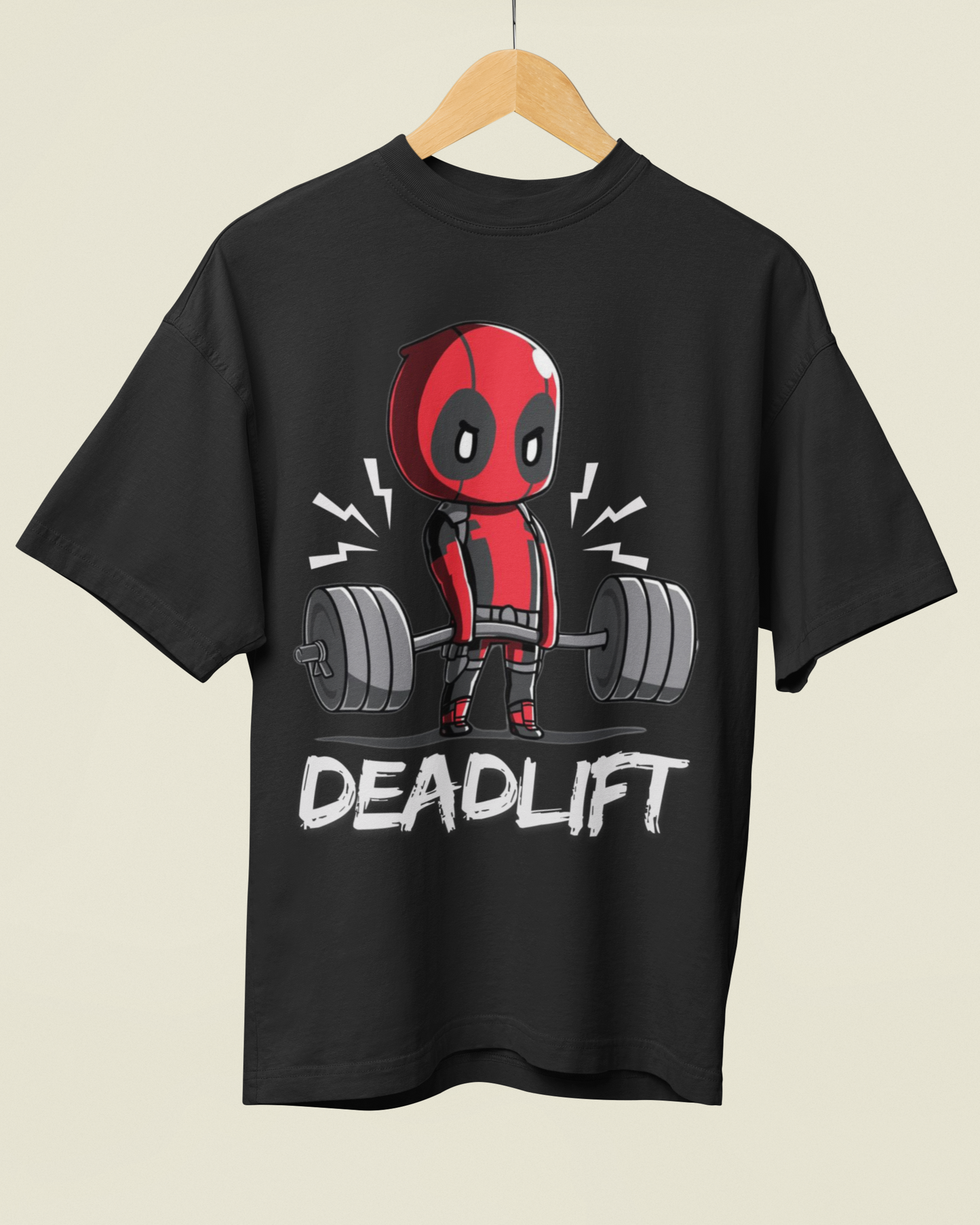 Chibi Deadlift Unisex Oversized T-Shirt