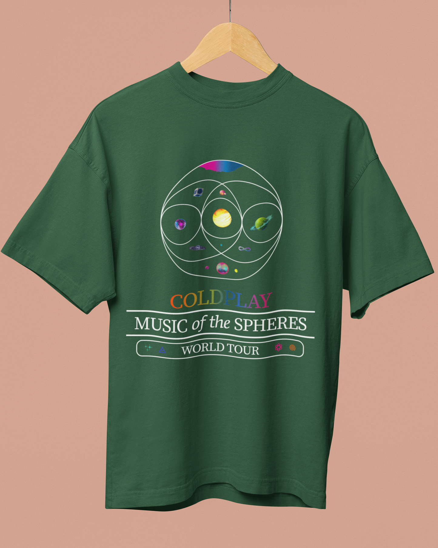 COLDPLAY World Tour Oversized T-Shirt