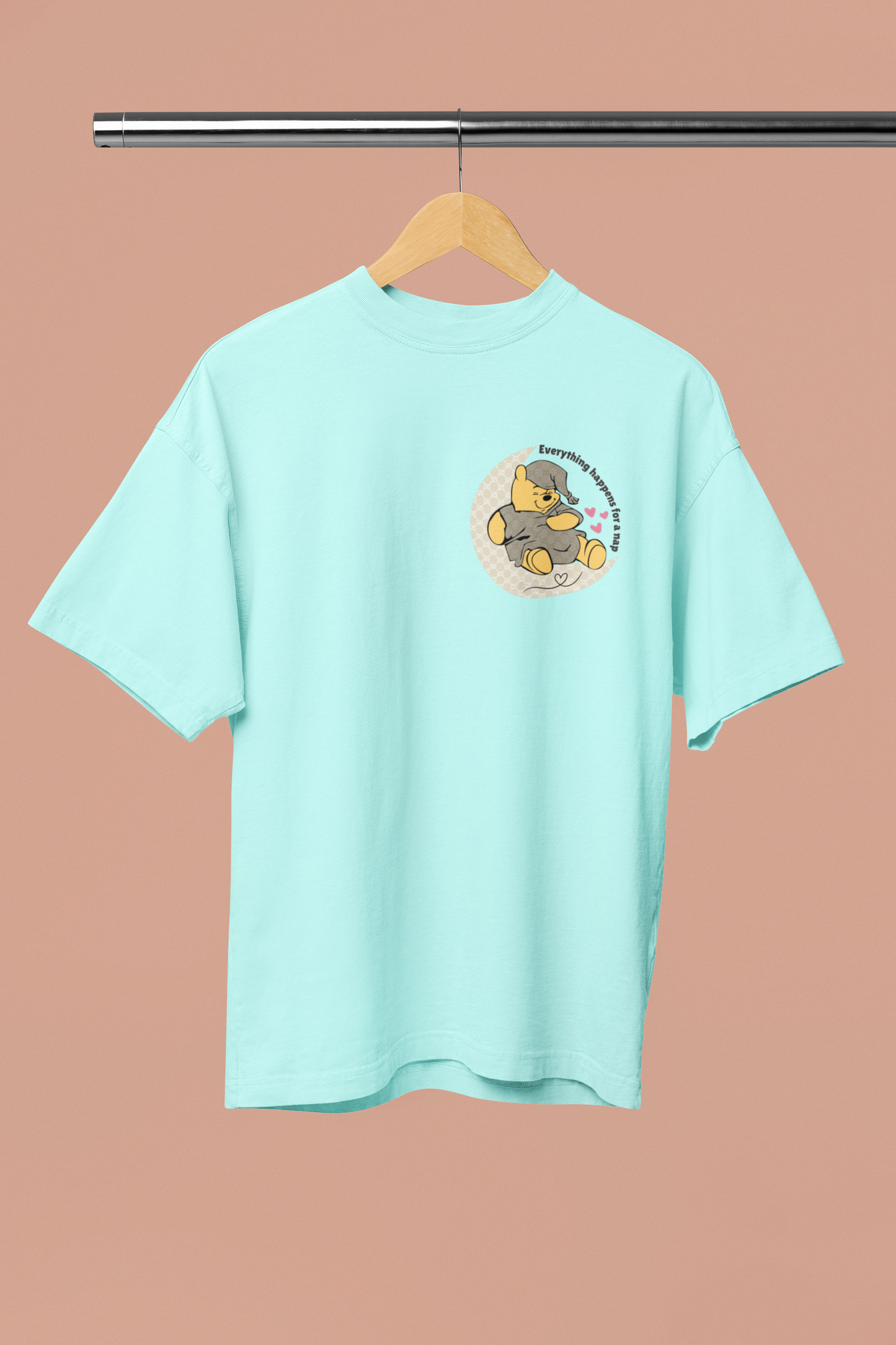 POOH Nap OVERSIZED UNISEX T-SHIRT