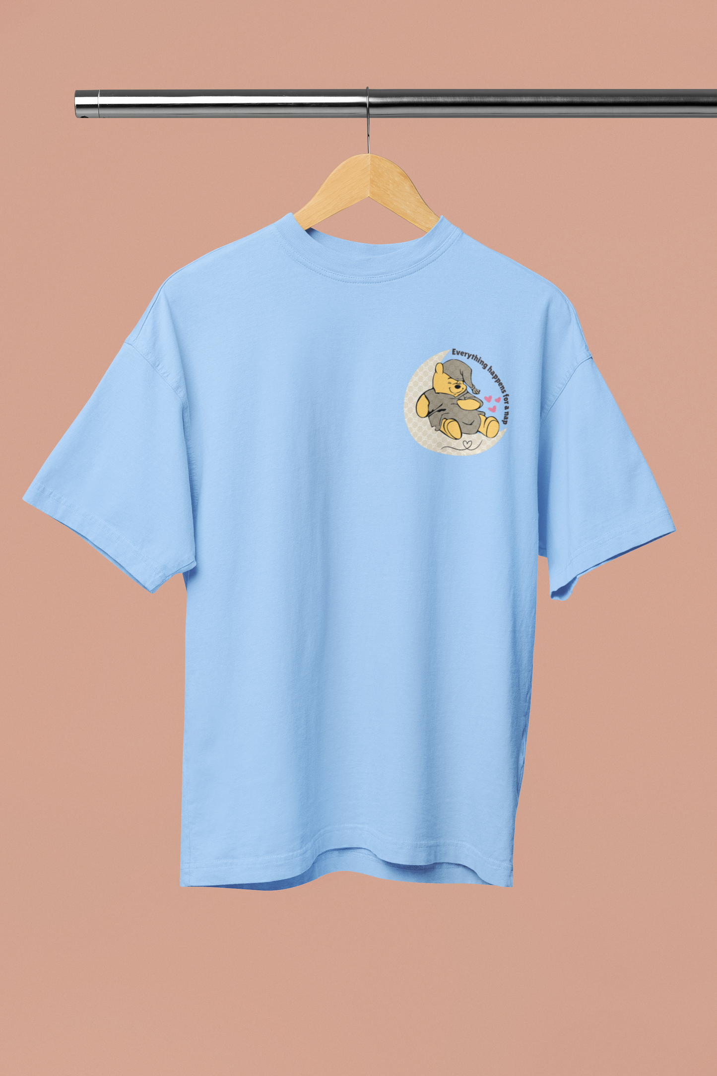 POOH Nap OVERSIZED UNISEX T-SHIRT
