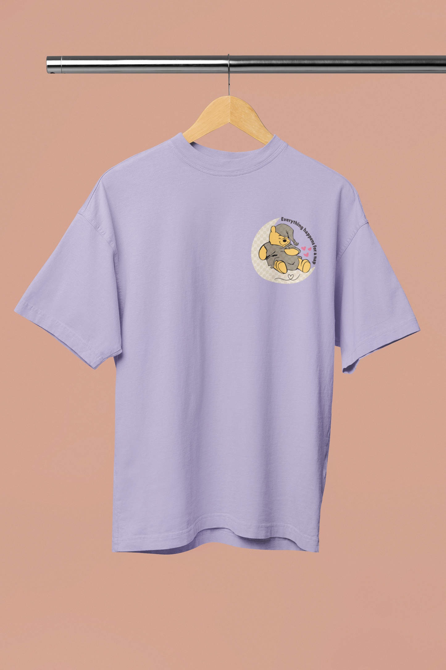 POOH Nap OVERSIZED UNISEX T-SHIRT
