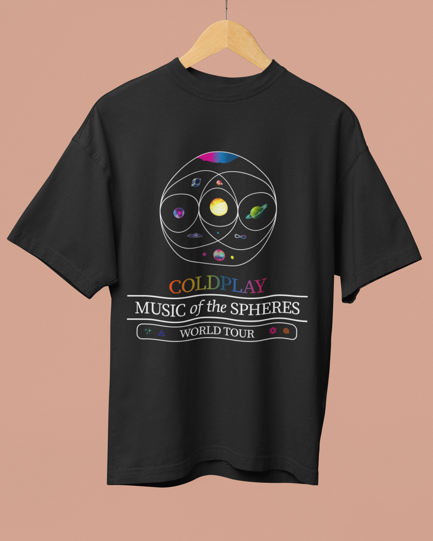 COLDPLAY World Tour Oversized T-Shirt