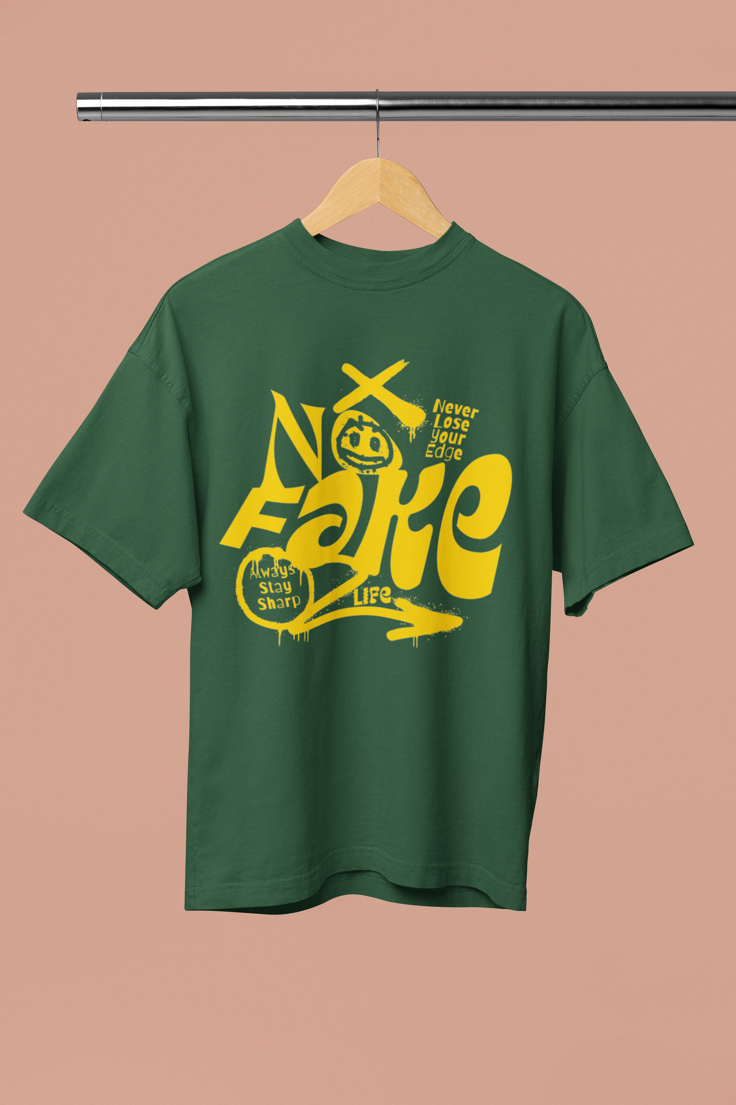 NO FAKE Life Unisex Oversized T-Shirt