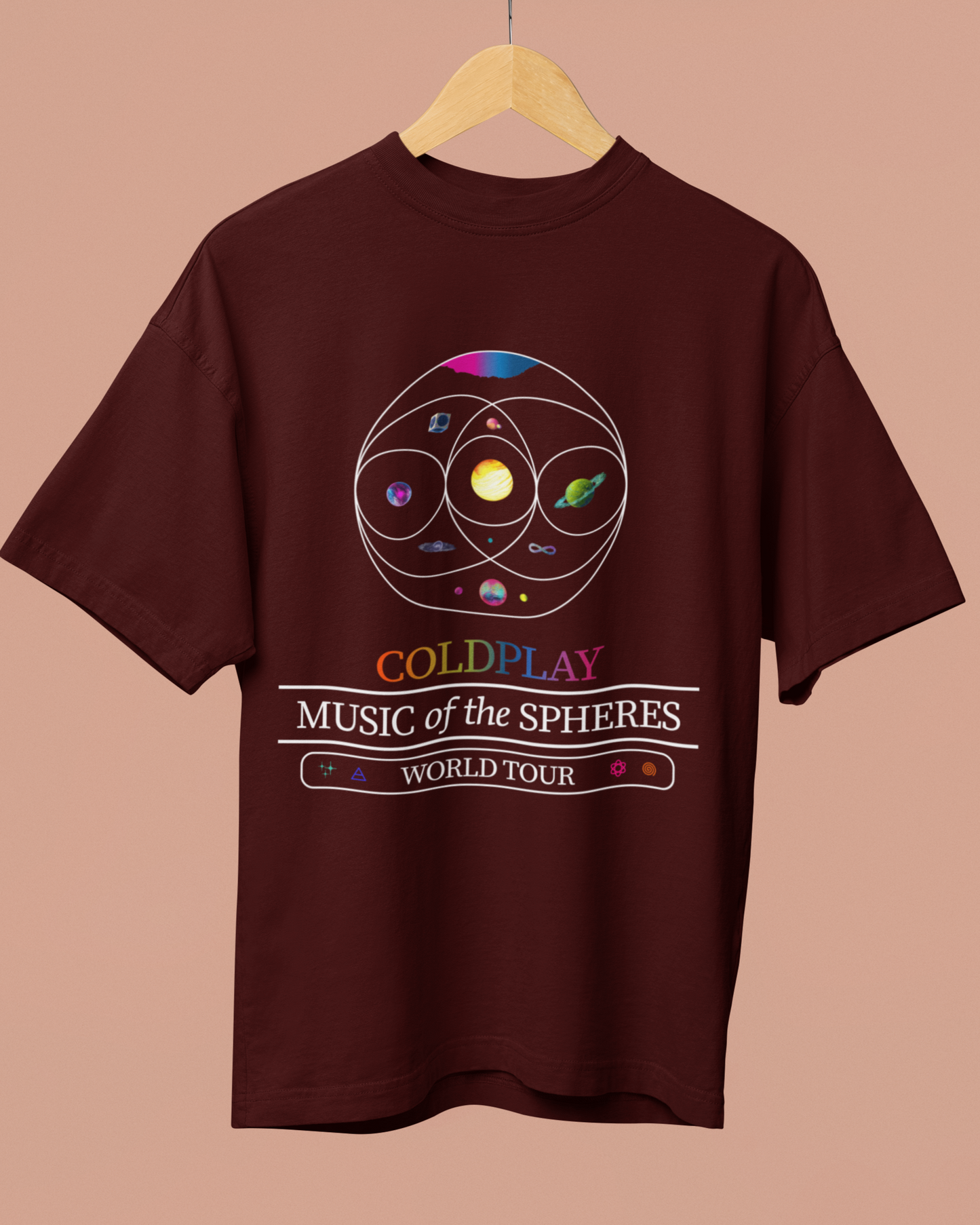 COLDPLAY World Tour Oversized T-Shirt