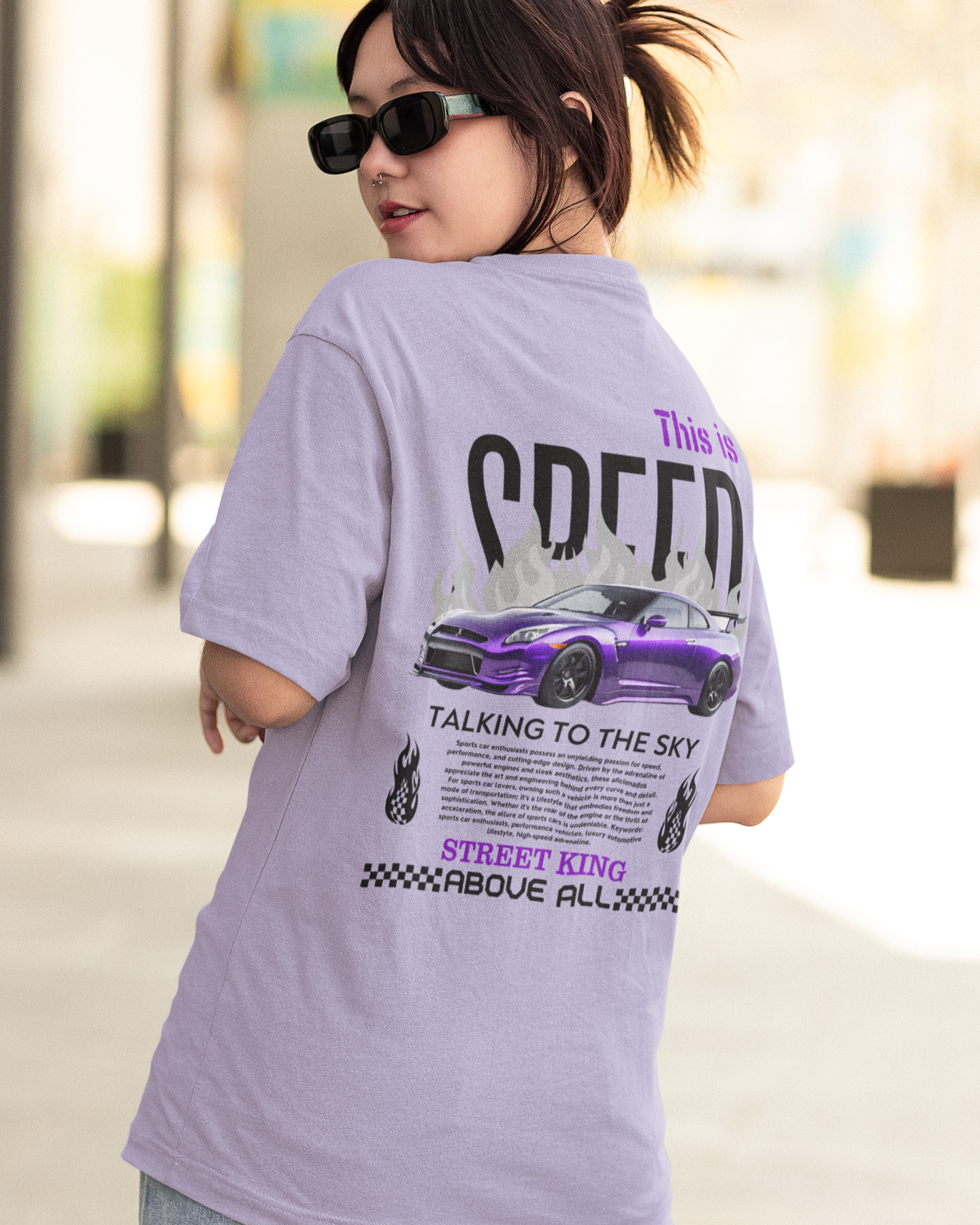 SPEED French Terry Oversized Unisex T-Shirt