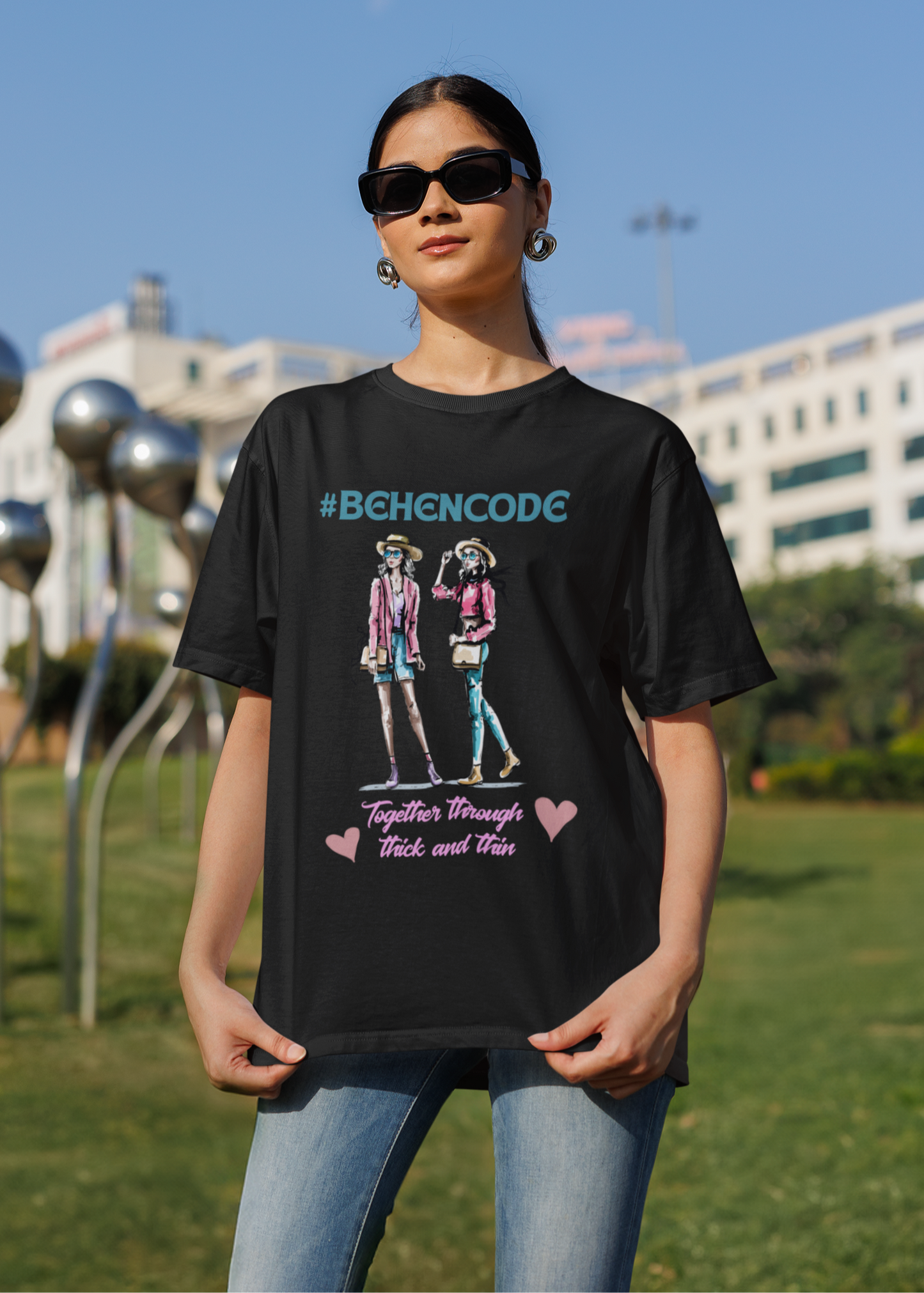 BEHENCODE Oversized Unisex Classic T-Shirt