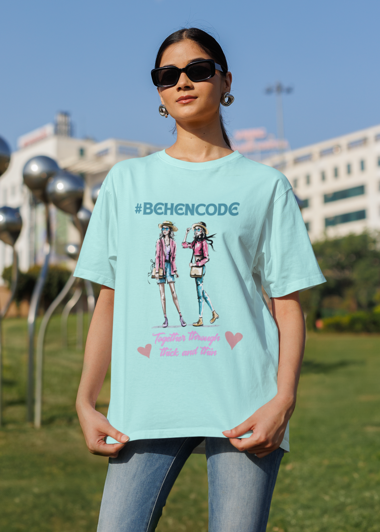 BEHENCODE Oversized Unisex Classic T-Shirt