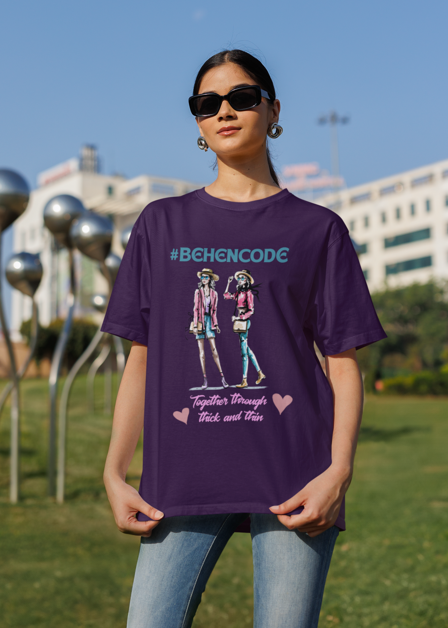 BEHENCODE Oversized Unisex Classic T-Shirt
