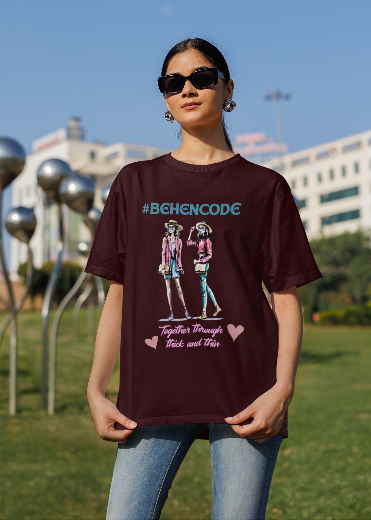 BEHENCODE Oversized Unisex Classic T-Shirt