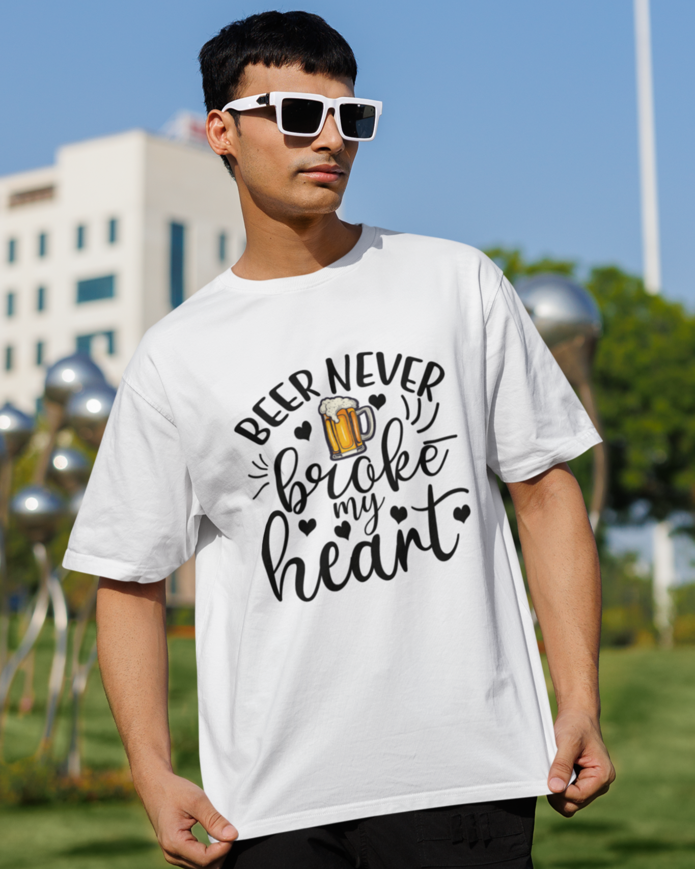 BEER Oversized Unisex Classic T-Shirt