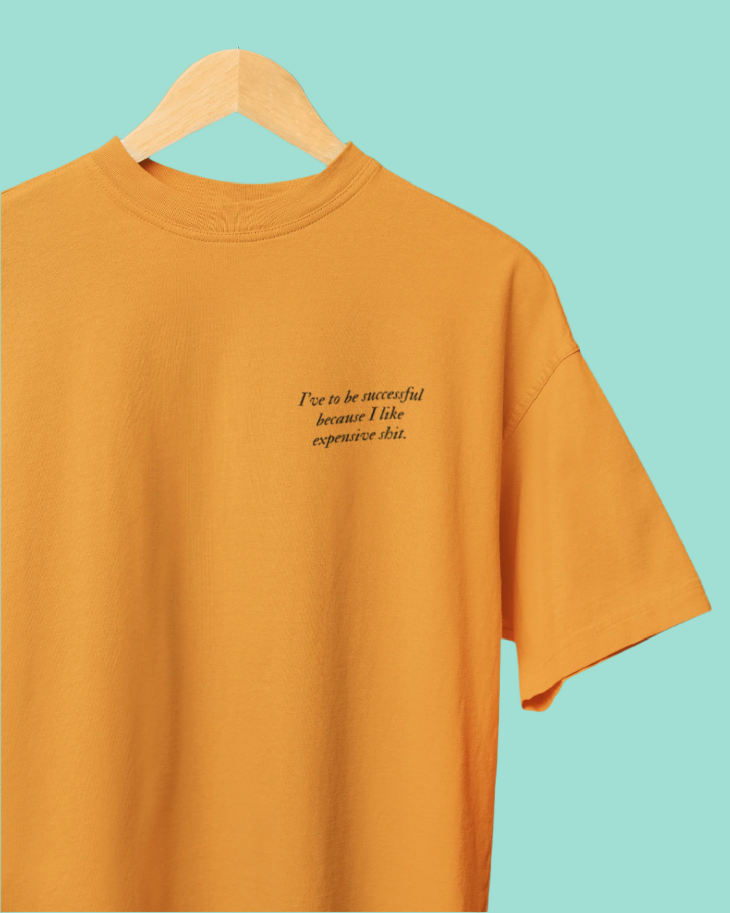 Aim high embroidered Oversized Unisex T-Shirt