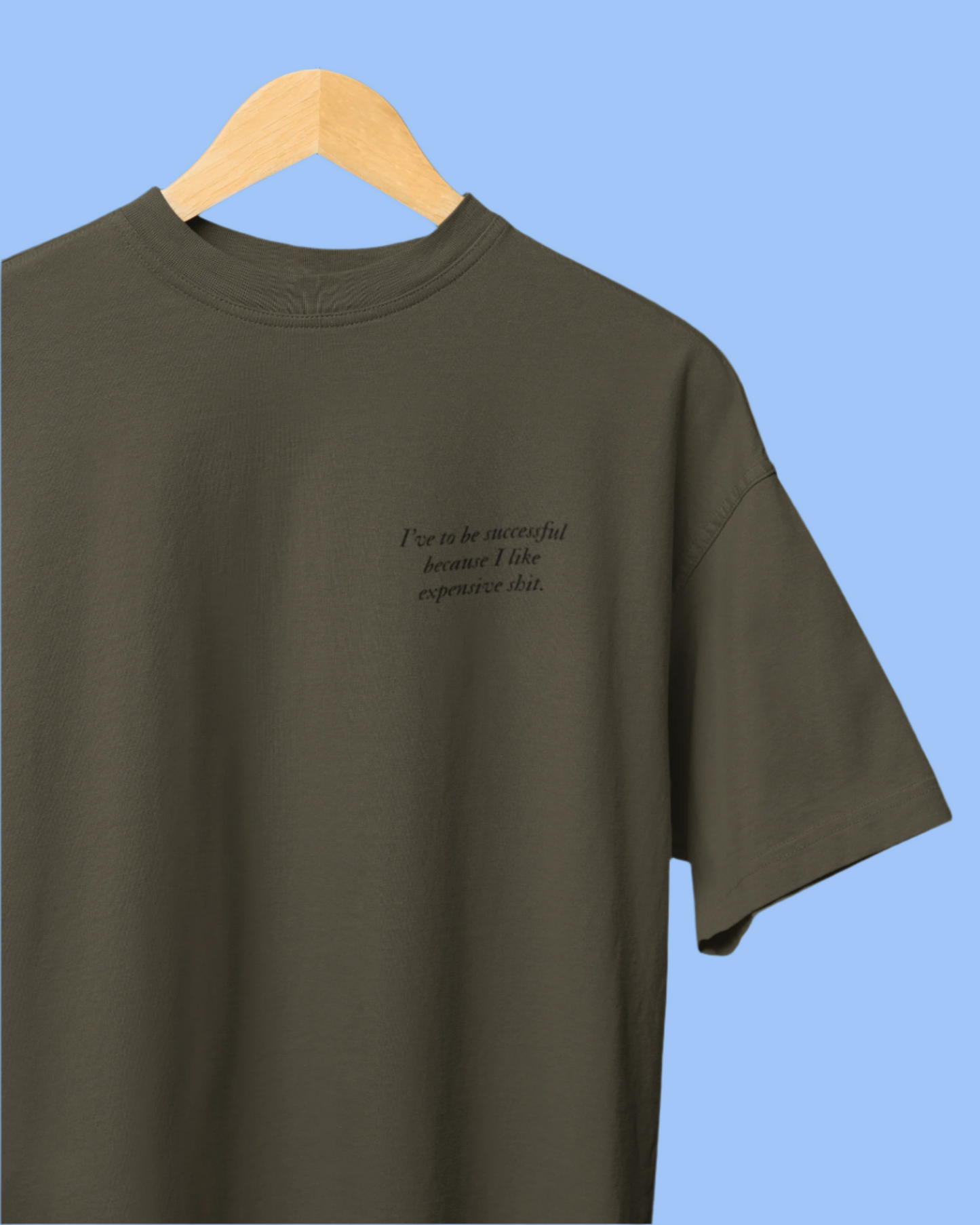 Aim high embroidered Oversized Unisex T-Shirt