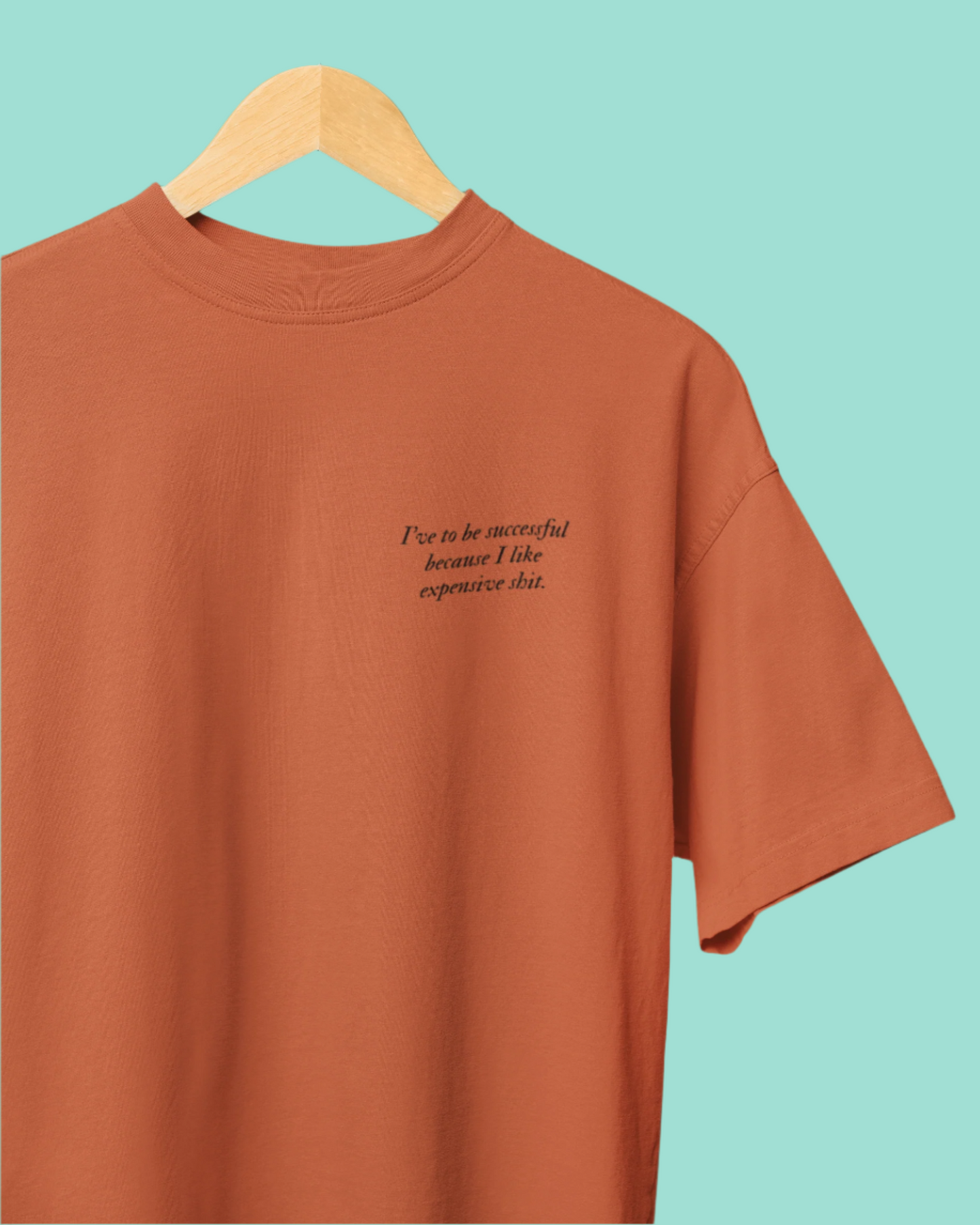 Aim high embroidered Oversized Unisex T-Shirt
