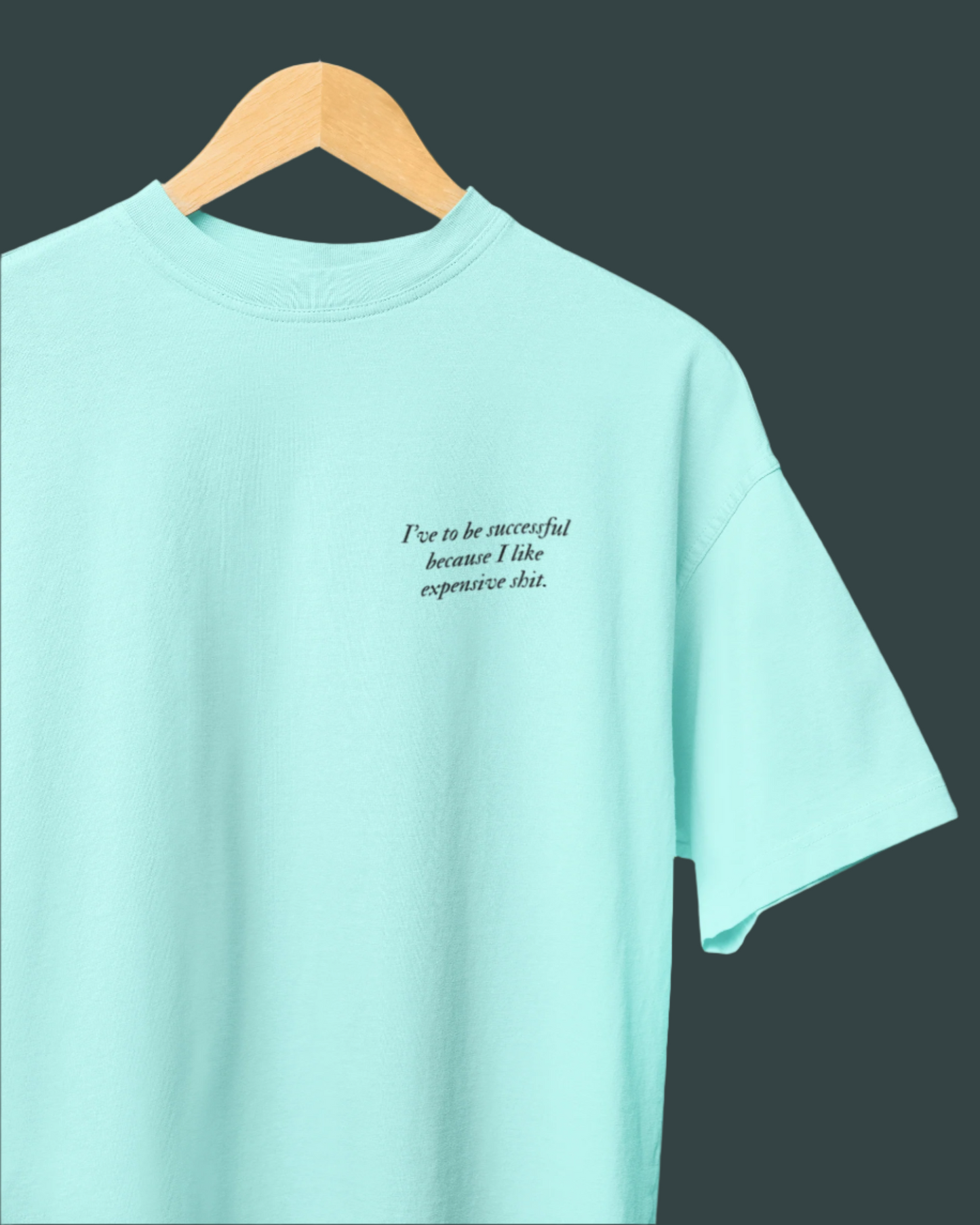 Aim high embroidered Oversized Unisex T-Shirt
