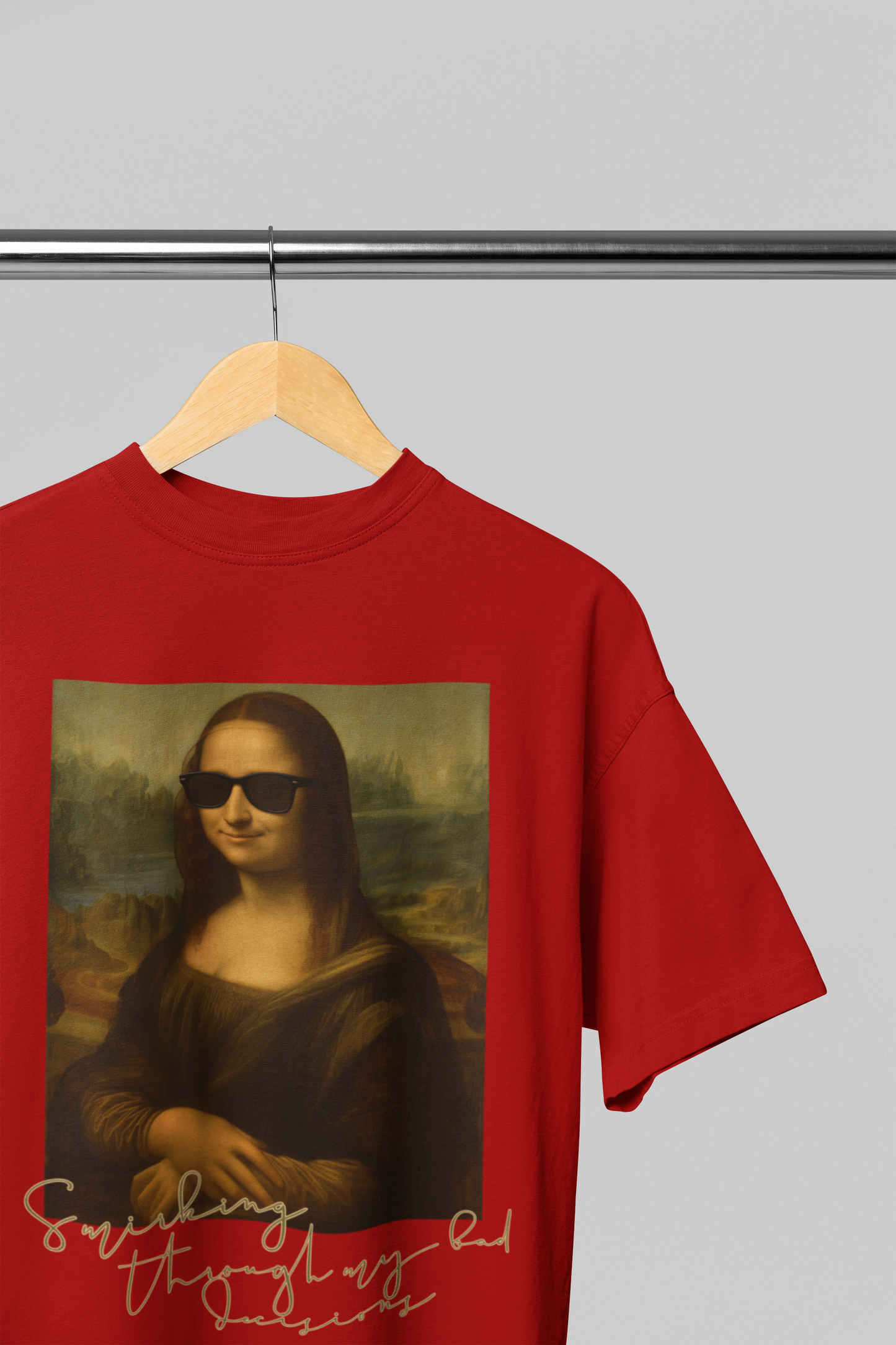 Smirking on bad decisions Oversized T-Shirt