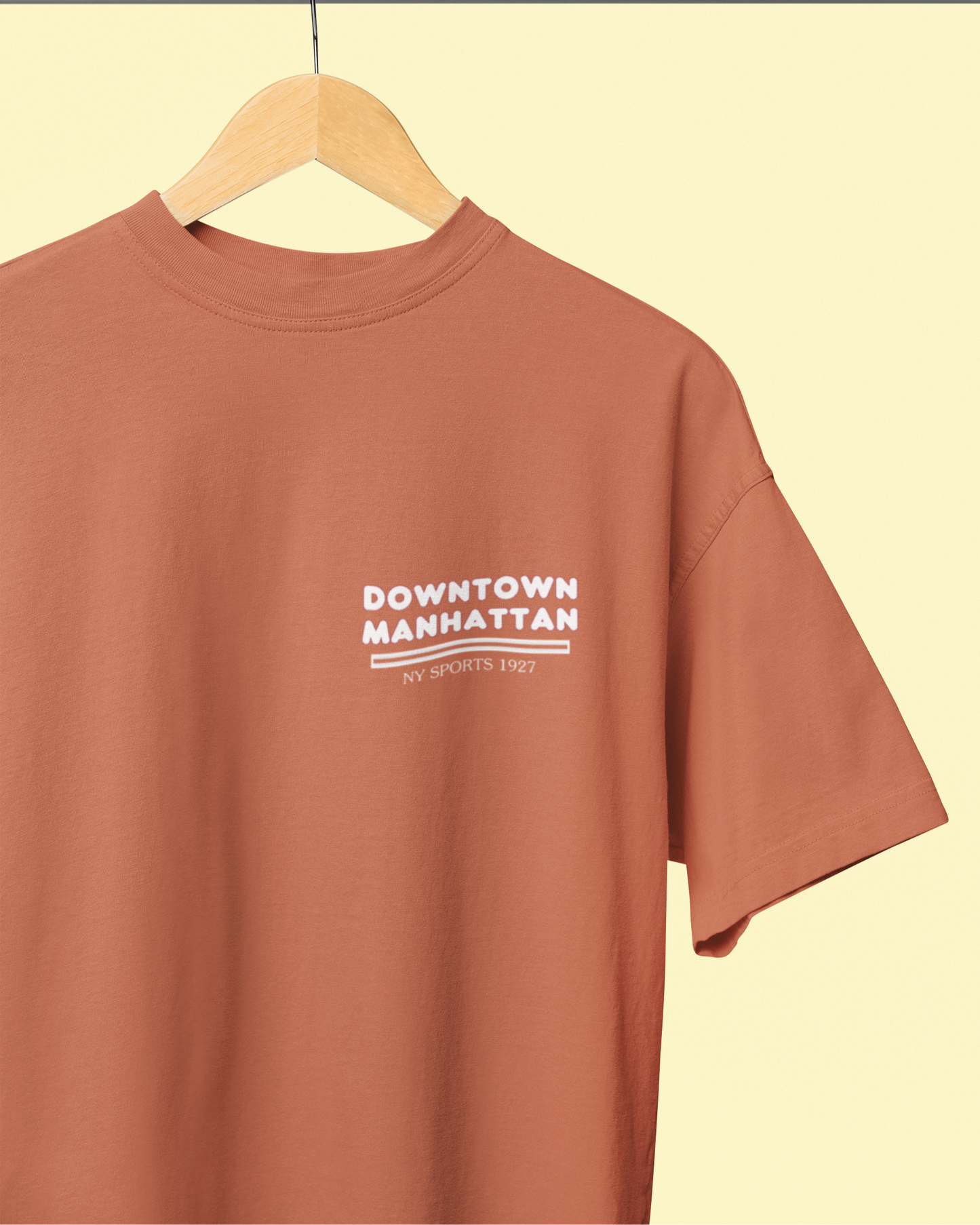 DOWNTOWN Oversized Unisex Classic T-Shirt